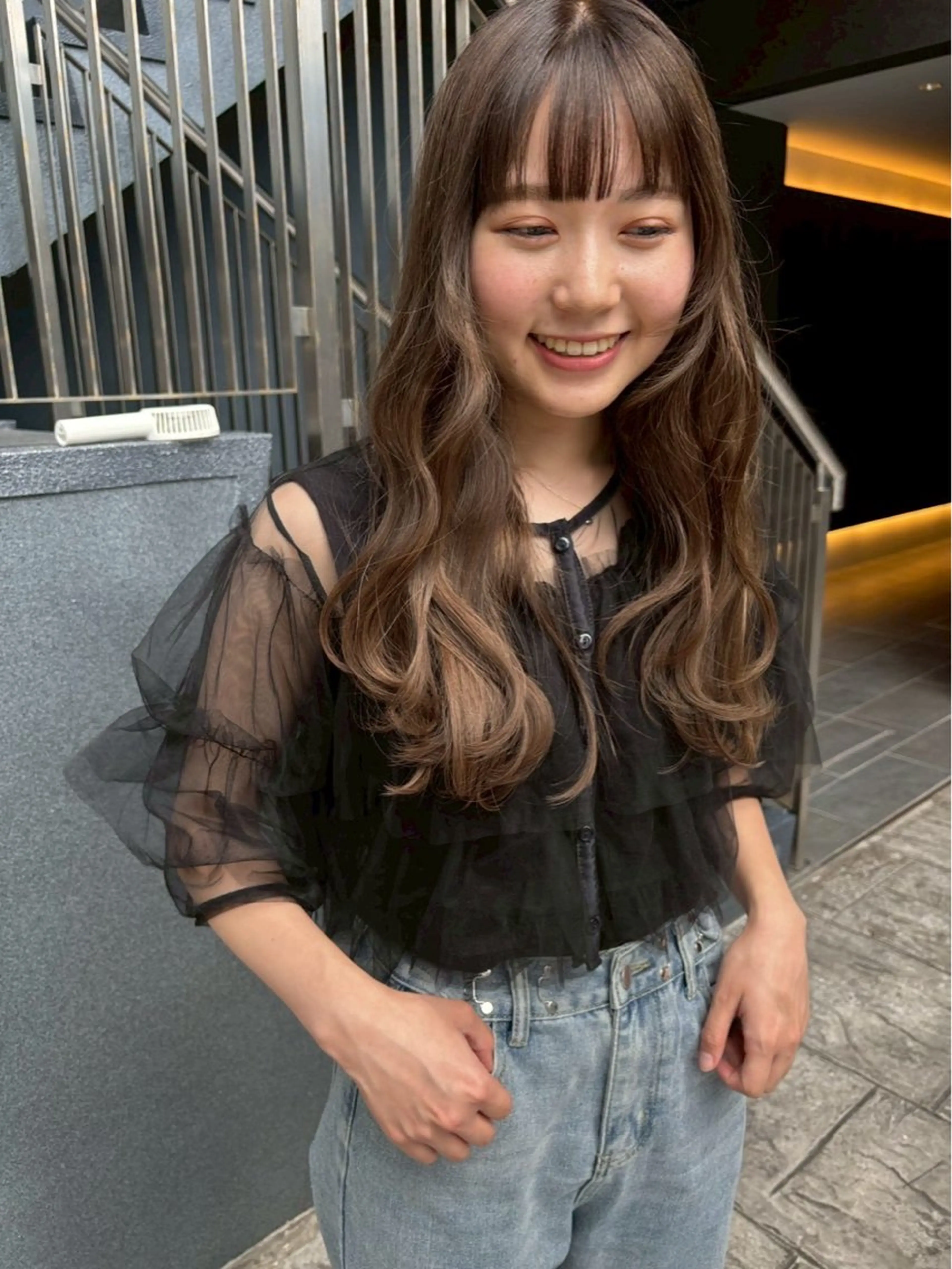 カラー miku/天神 艶カラーのヘアスタイル