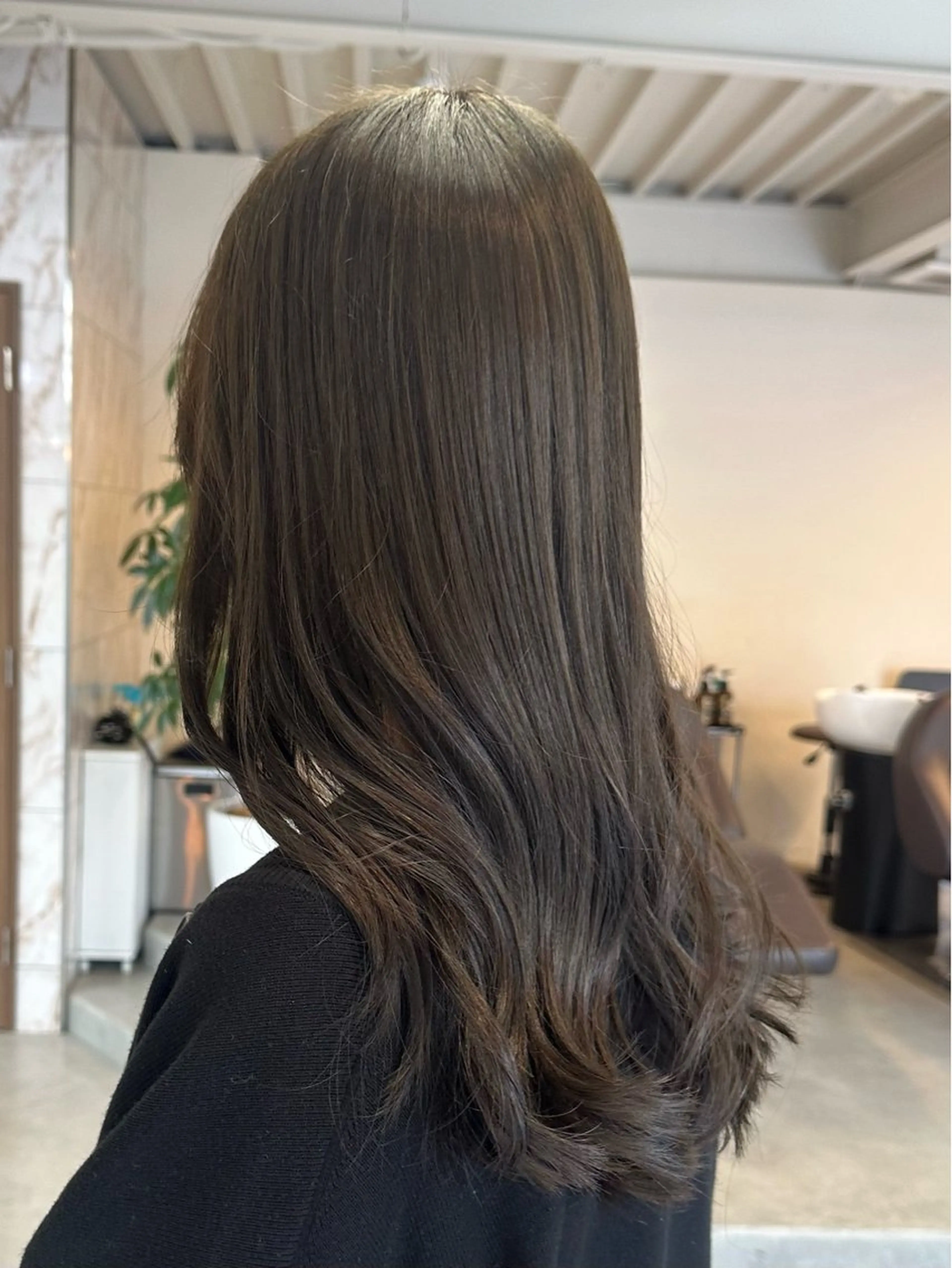 ロング カラー ヘアカラー トリートメント ハイトーン×似合わせ 🌱中川慎之介のヘアスタイル