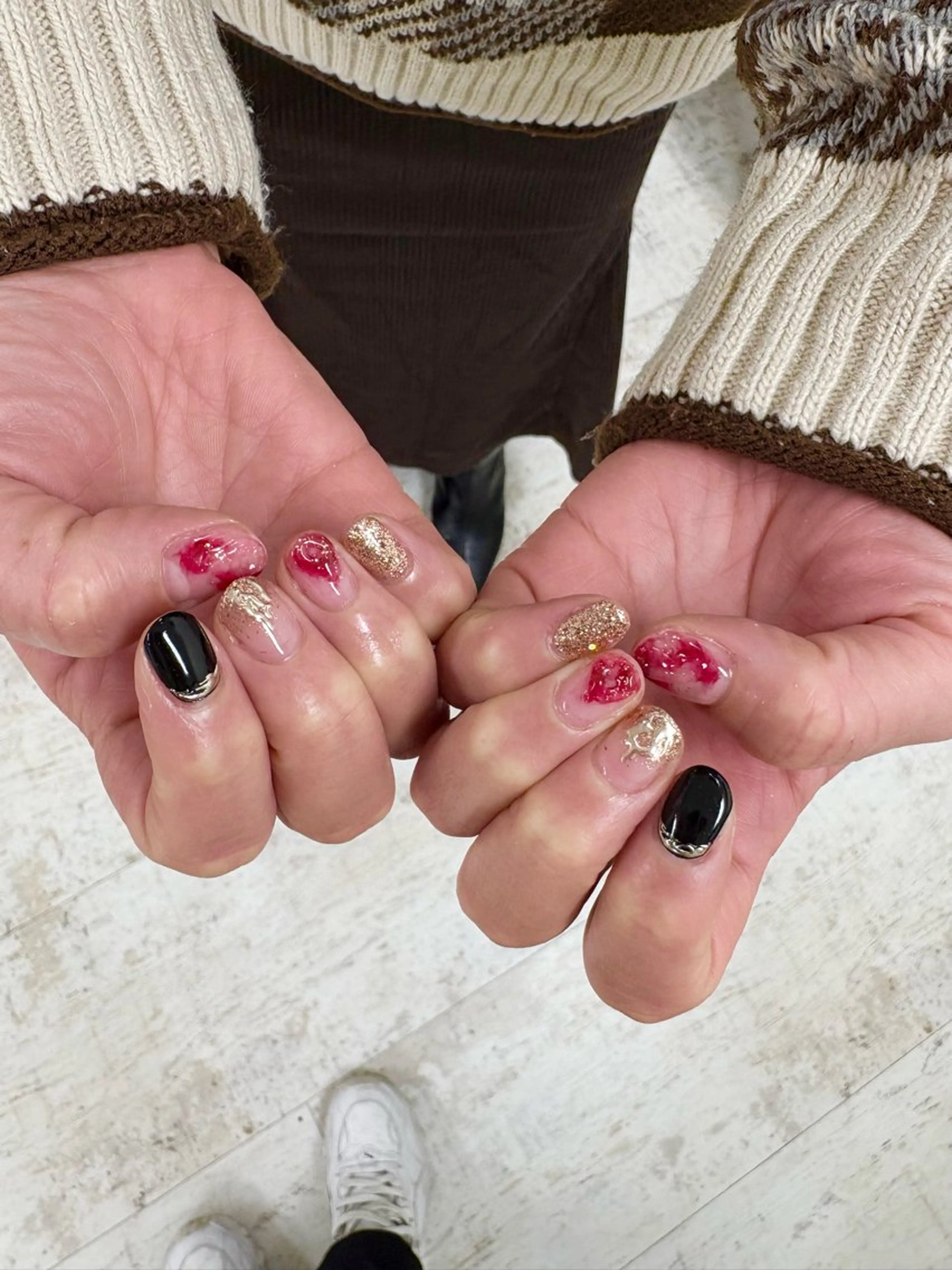 ネイル 吉田 里菜のネイルデザイン