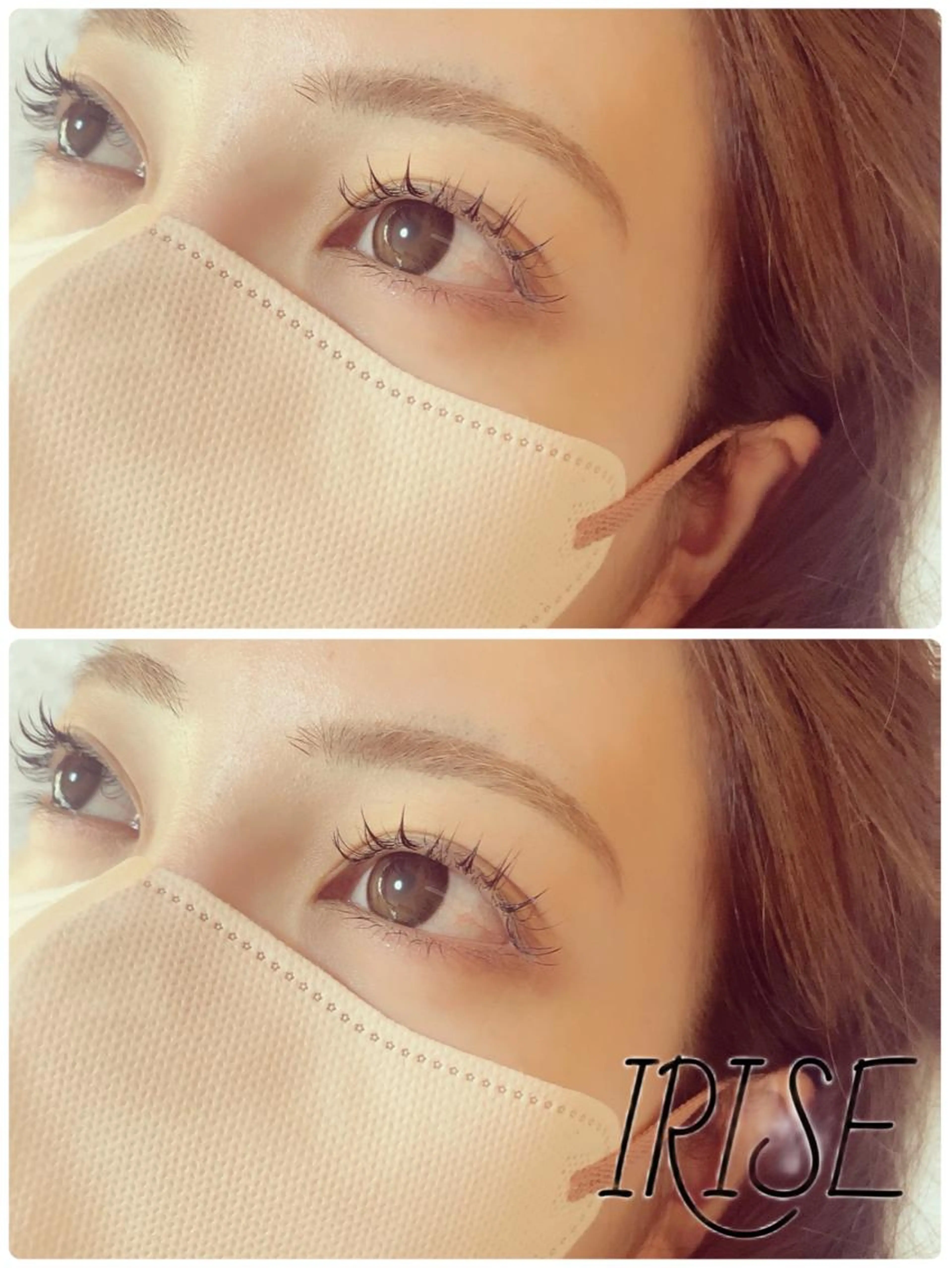 ［ナチュラル派］フラットラッシュ120本1by1でフラットマットラッシュを片面づけ💫ナチュラルな目元にされたい方🟣の写真