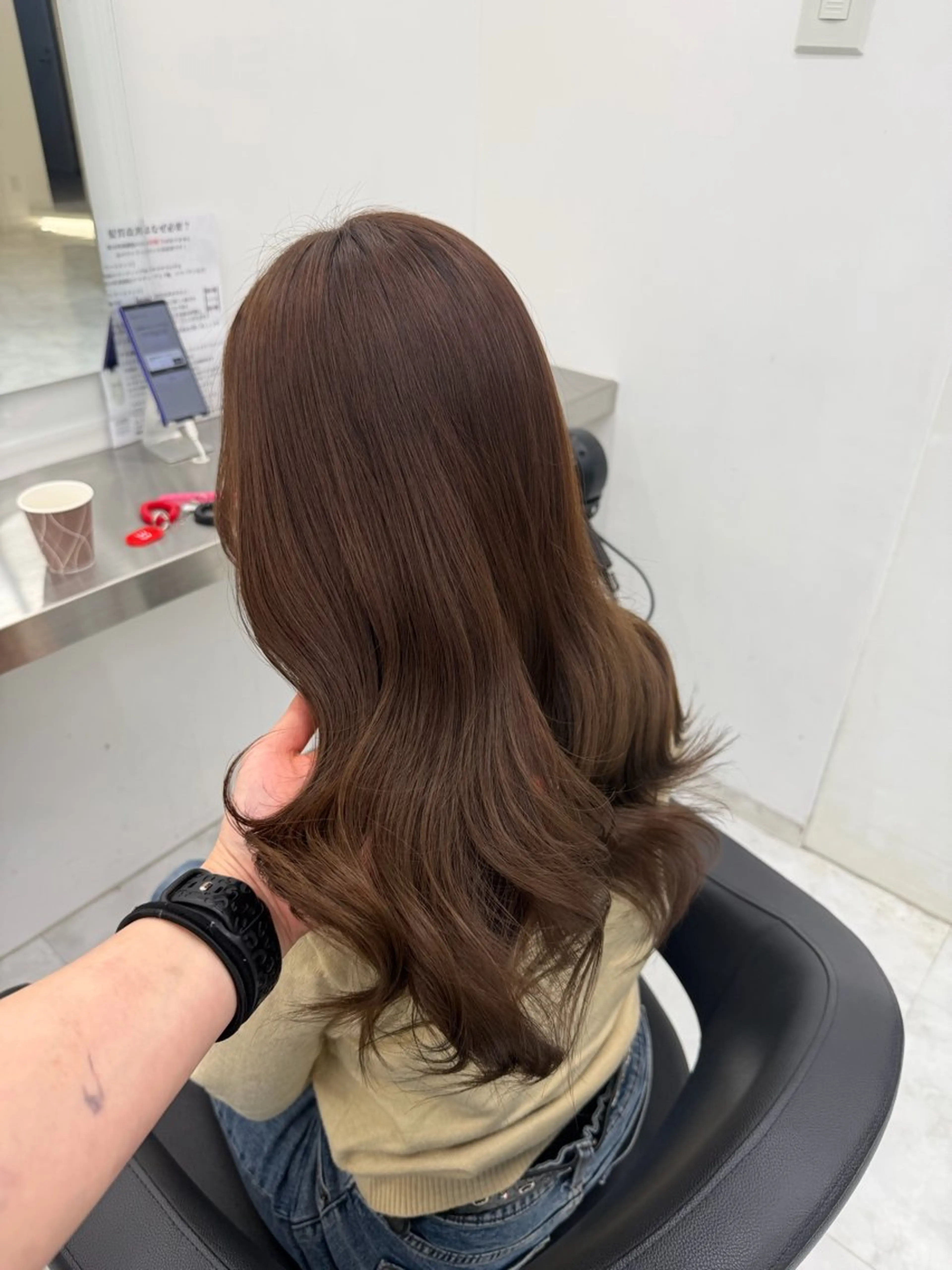 カラー カット ヘアカラー トリートメント 透ける透明感カラー 🎀anju/渋谷のヘアスタイル