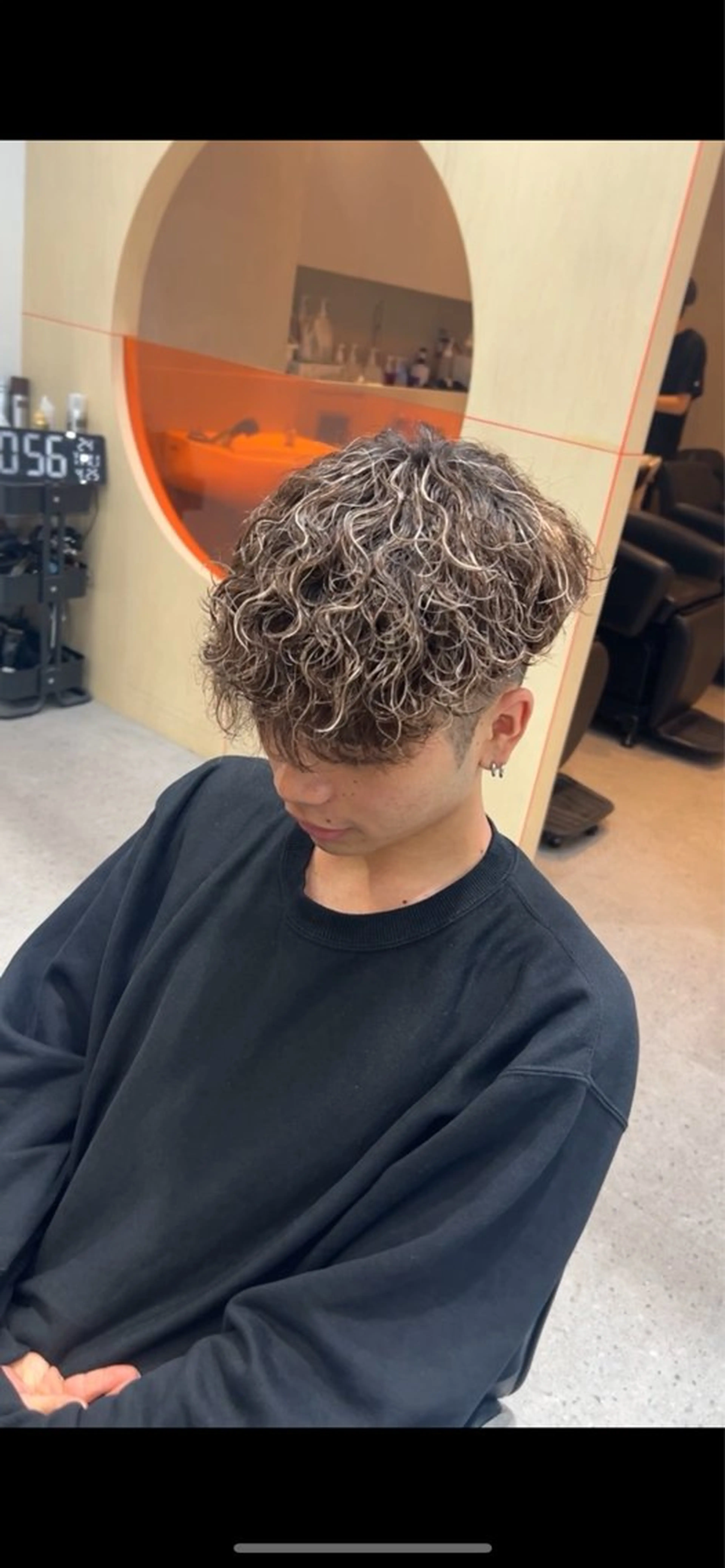 カラー パーマ メンズ fifth 安次富　泰雅のヘアスタイル