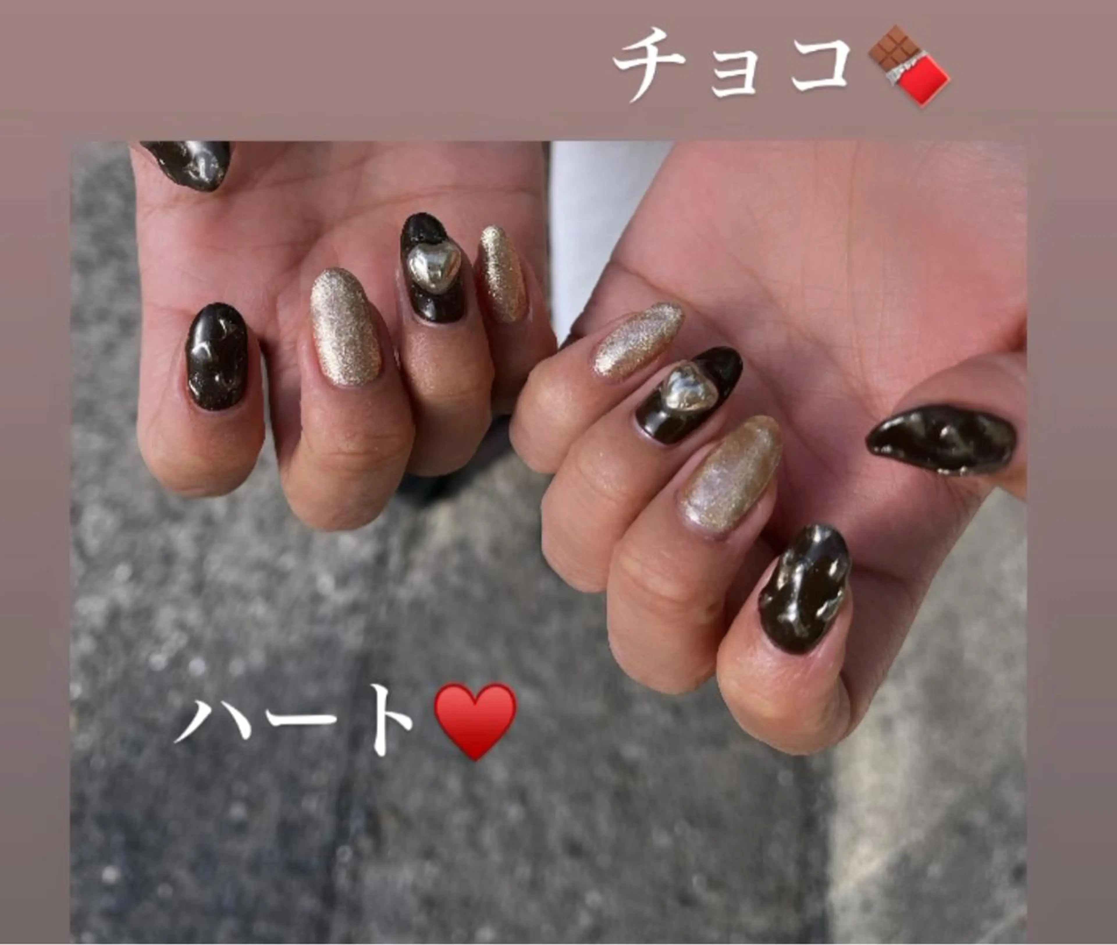 ネイル アートネイル ジェルネイル ハート ニュアンスネイル シンプルネイル #Amin nail salonのネイルデザイン