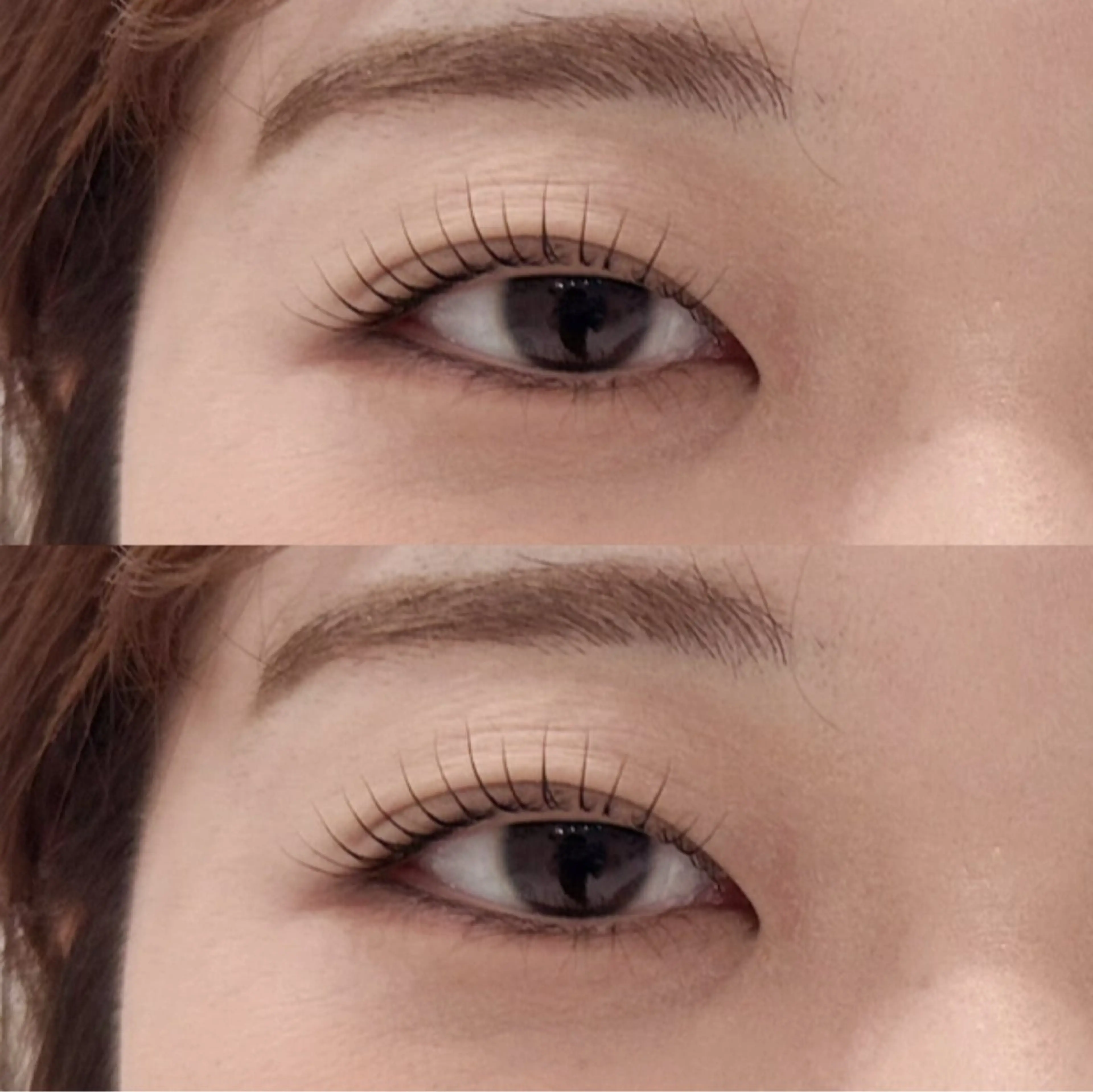 初回《高濃度トリートメントまつ毛パーマ》+アイシャンプー+束感コーティング付の写真