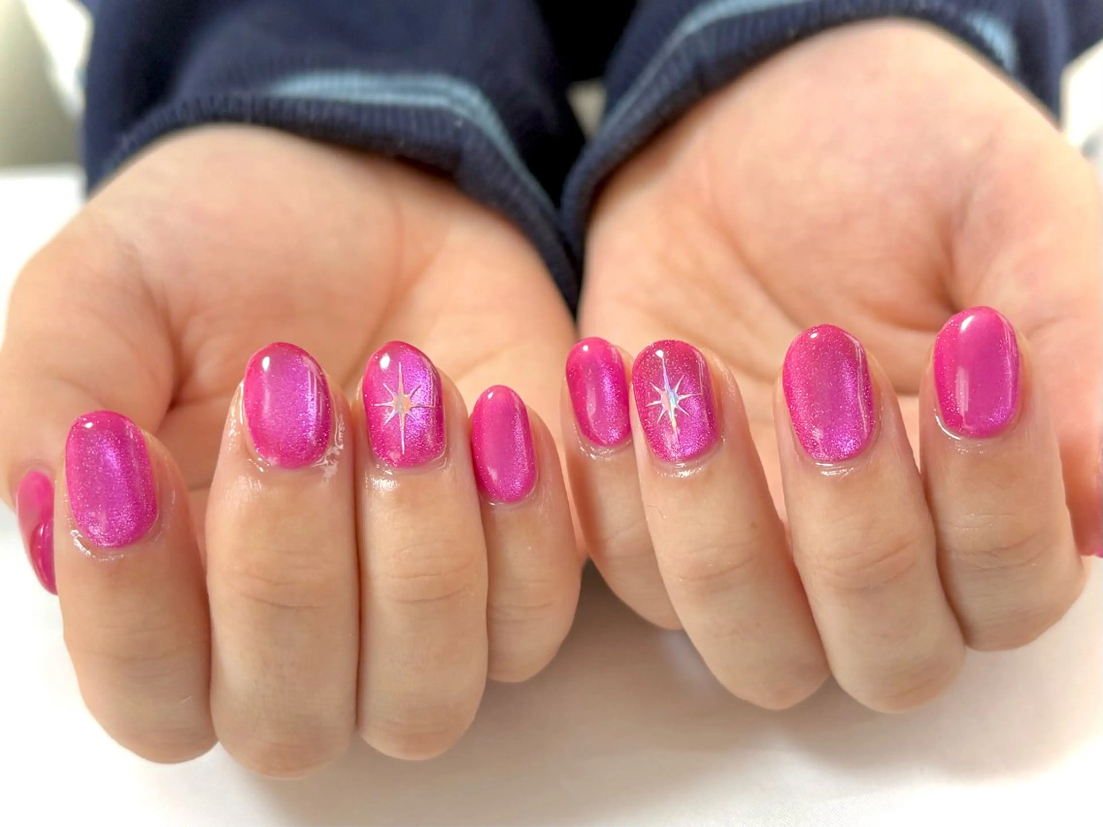 ネイル ピンク ハンドネイル Nail salon Cielel⟡Ayaのネイルデザイン