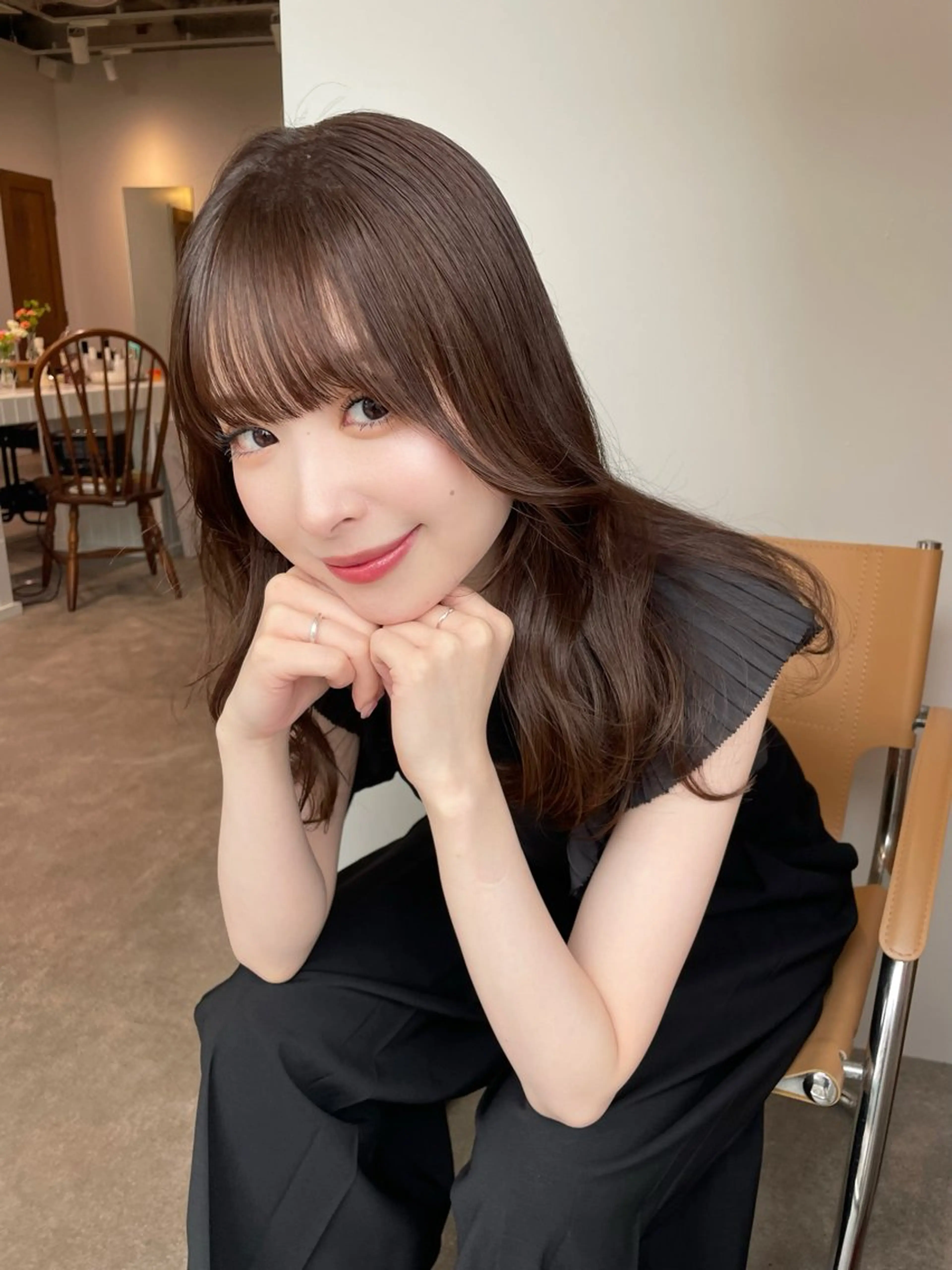 ミディアム カラー ♡kyoka /  uyu♡のヘアスタイル