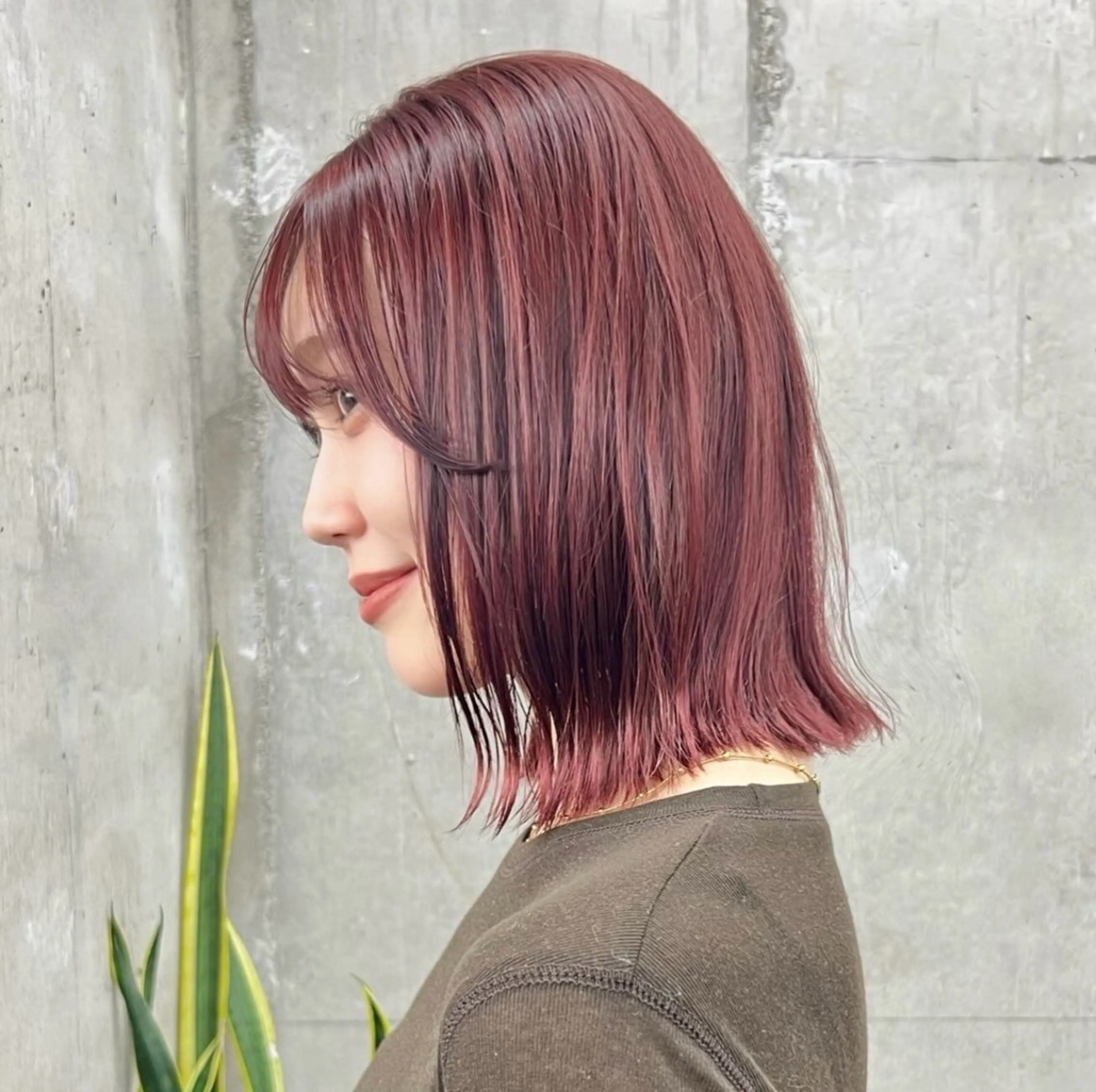 ミディアム ヘアカラー トリートメント 🌷暖色カラー /Mina/渋谷🌷のヘアスタイル