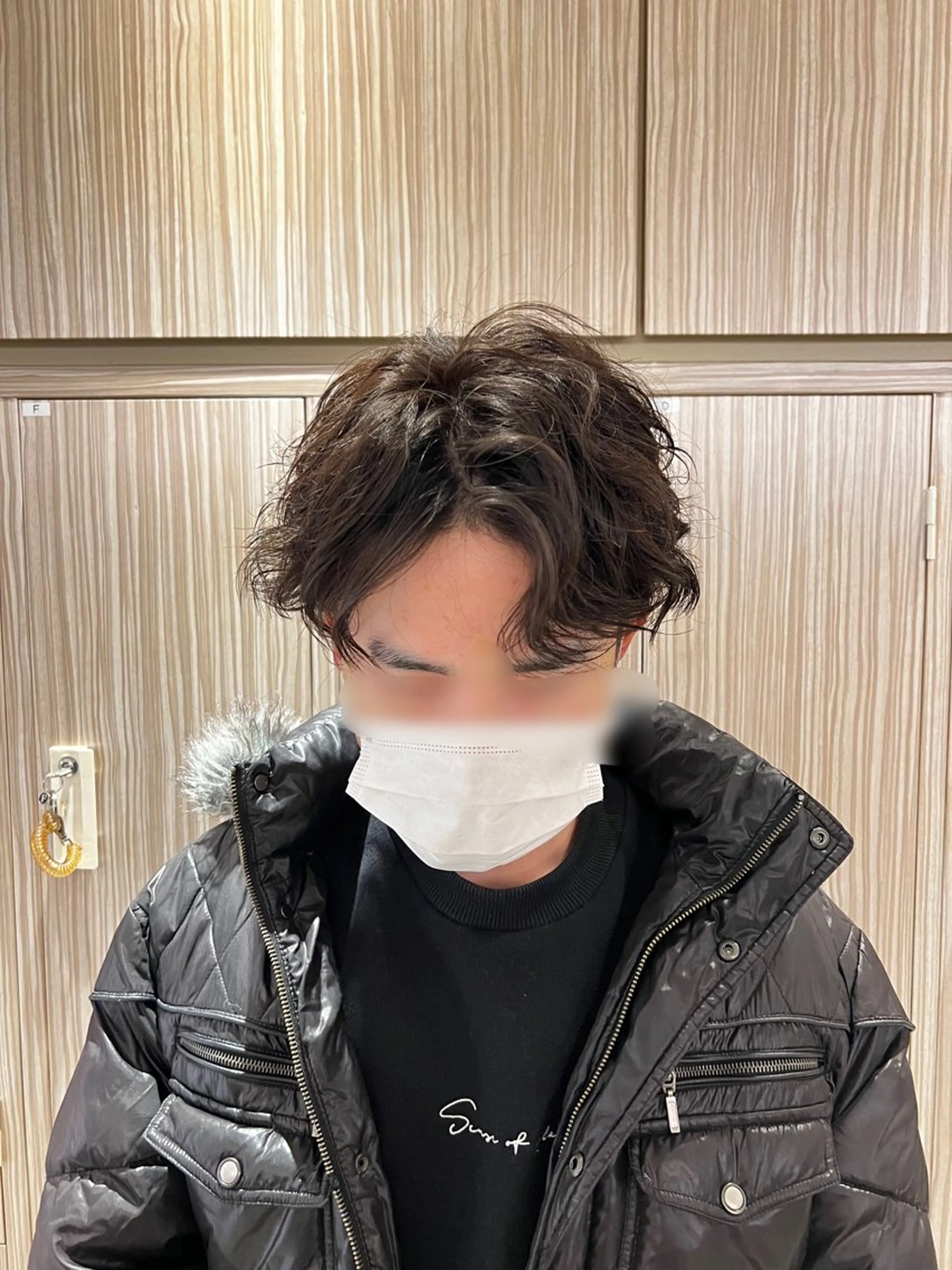 ミディアム パーマ メンズ ミディアムパーマ メンズパーマ ツイストスパイラルパーマ スパイラルパーマ カット パーマ メンズパーマ 特化/京橋/栗野のヘアスタイル