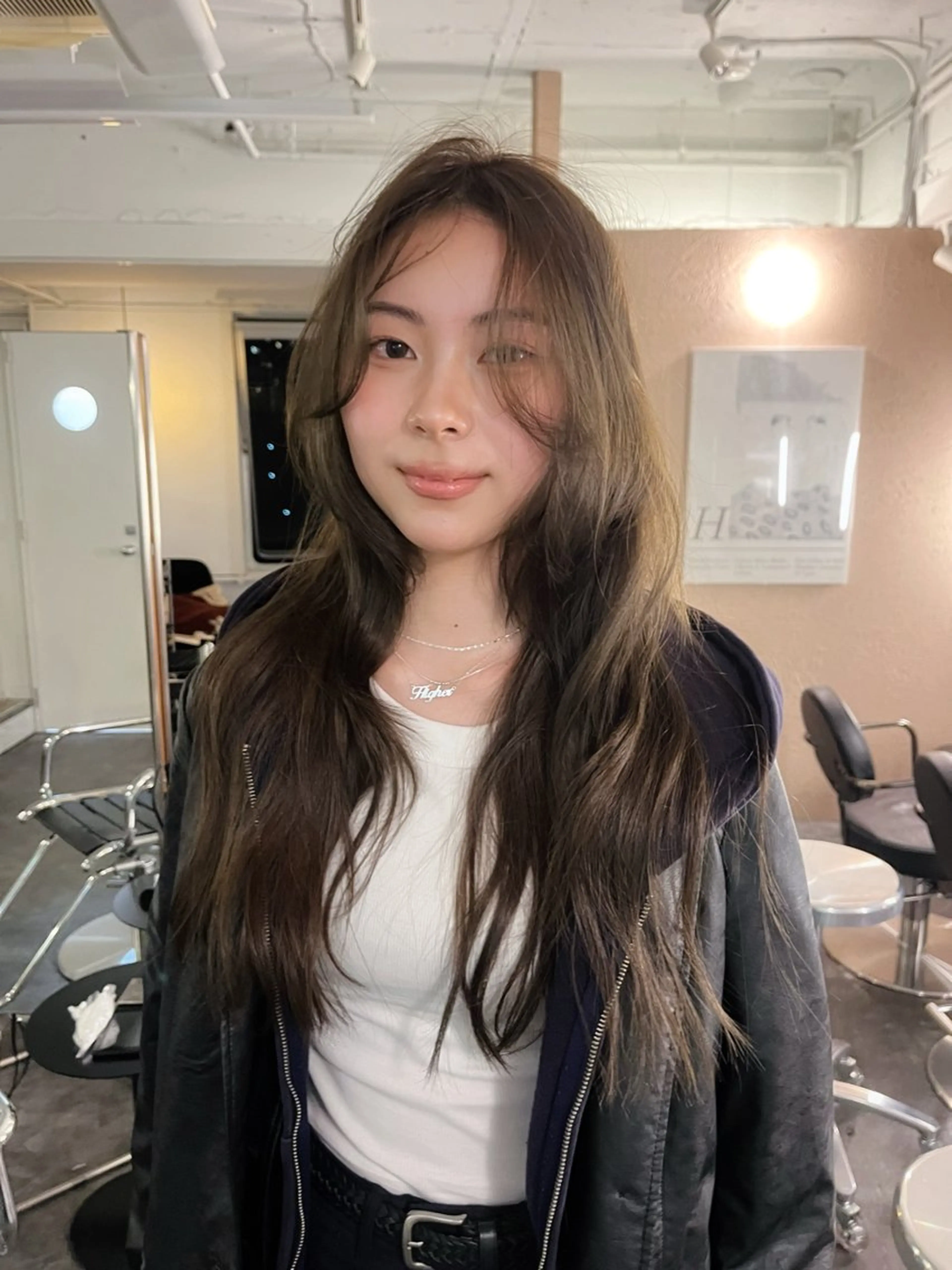 ロング カット ヘアカラー レイヤー/ケアパーマ /ニュアンス/モードのヘアスタイル