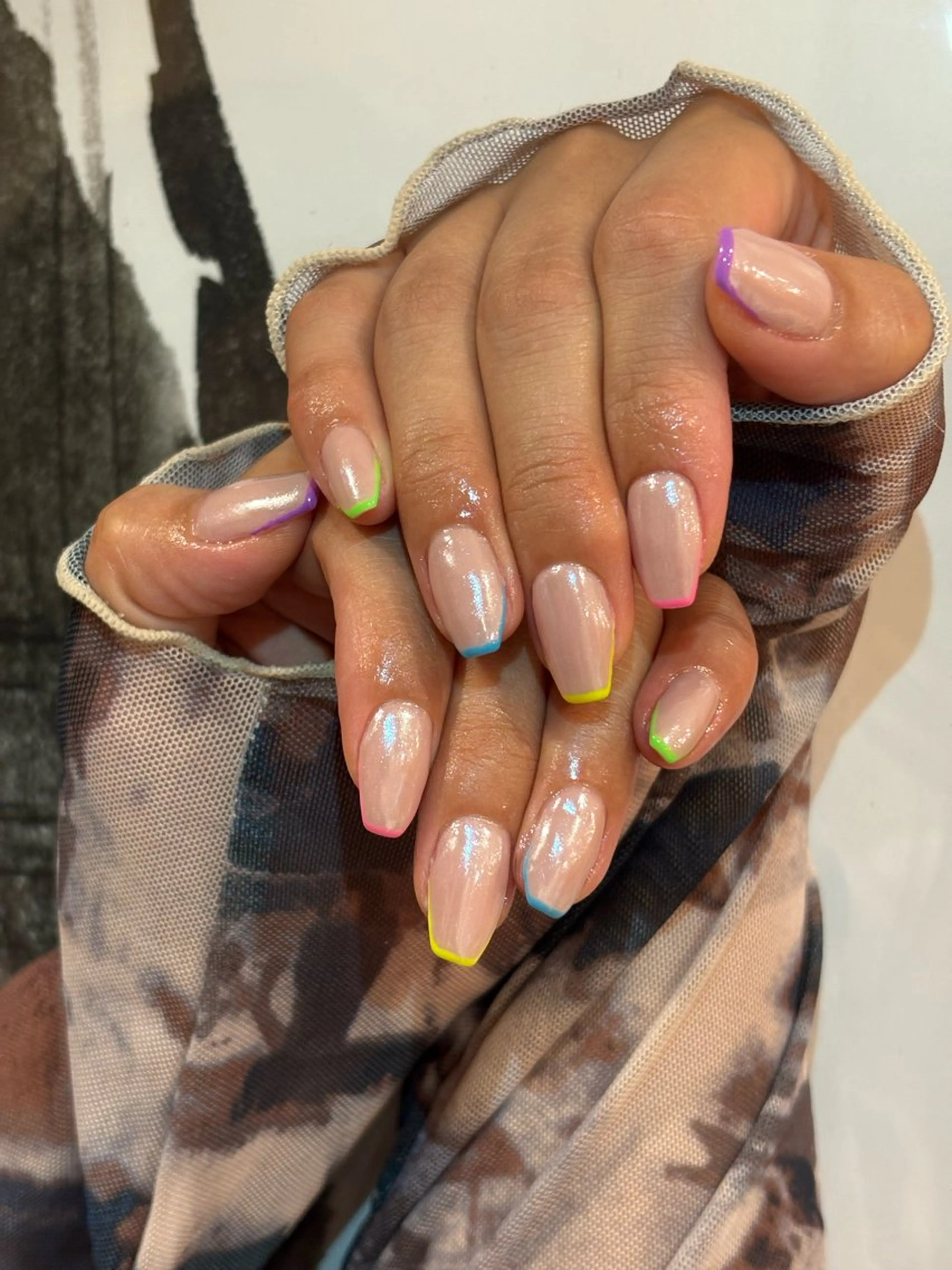 ミディアム え まのネイルデザイン