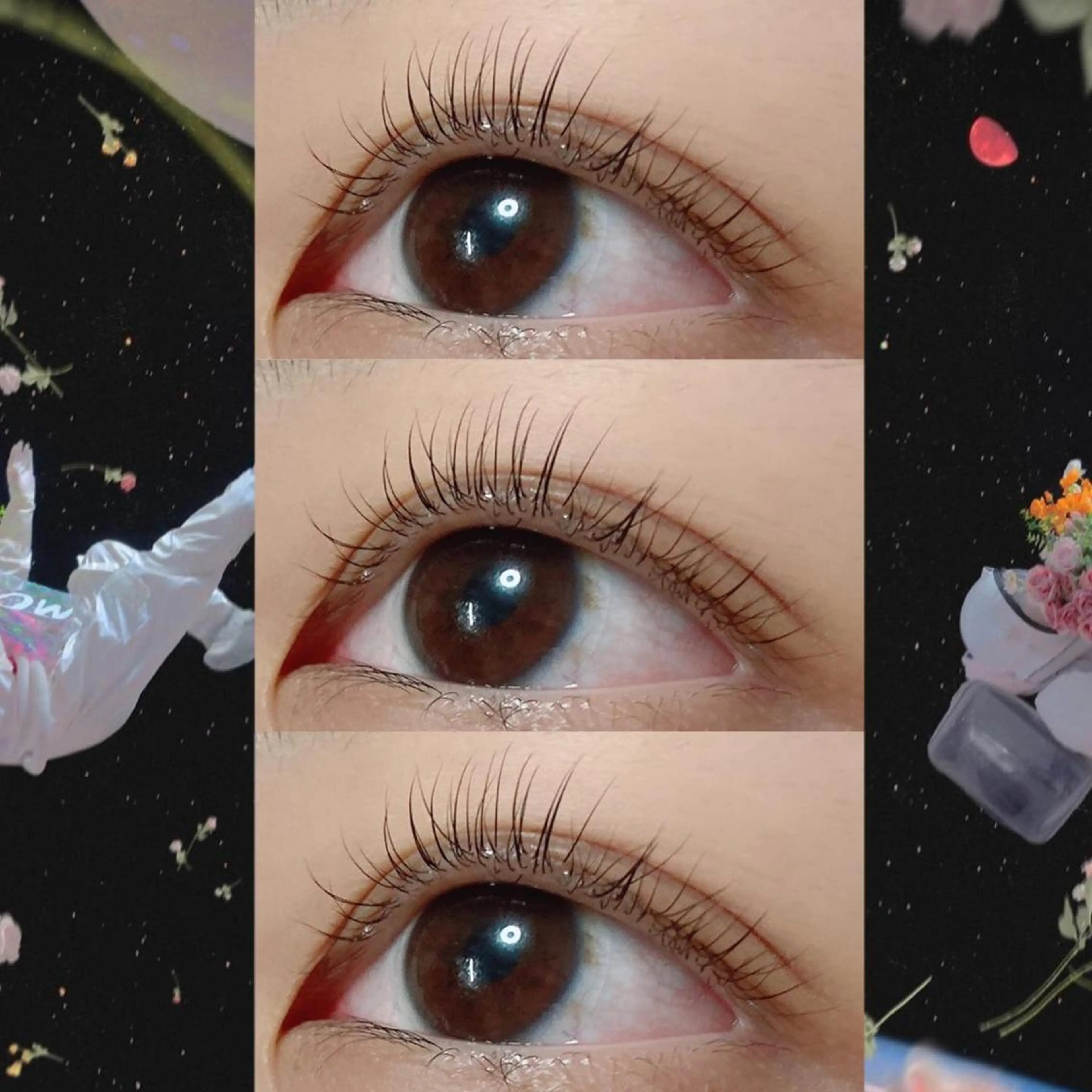 マツエク・マツパ フラットラッシュ 韓国風マツエク まつげパーマ 一重×まつ毛パーマ orihara𐙚 まつげパーマ/眉毛のマツエク・マツパデザイン