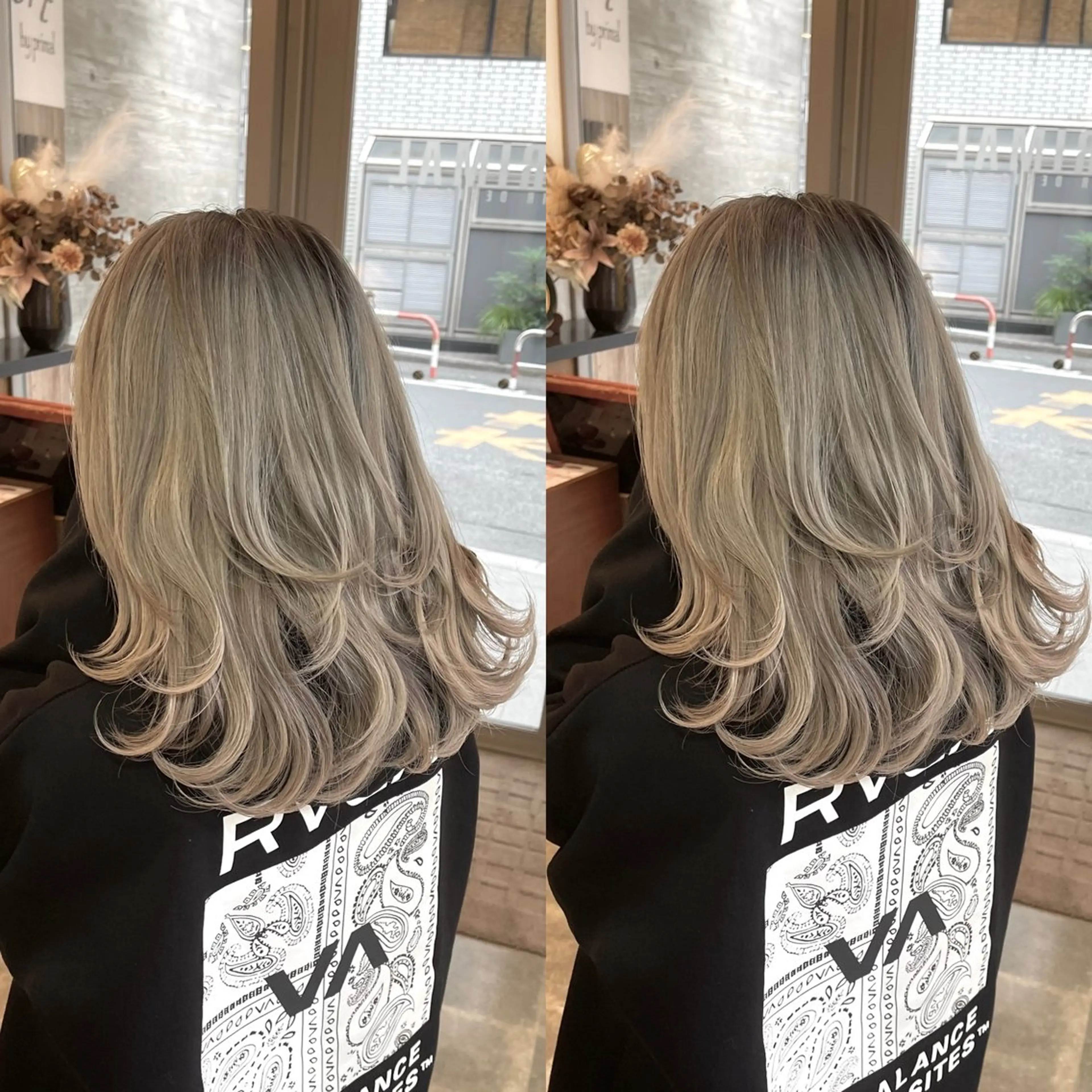 セミロング ヘアカラー トリートメント オージュアソムリエ DAIKI⭐️のヘアスタイル