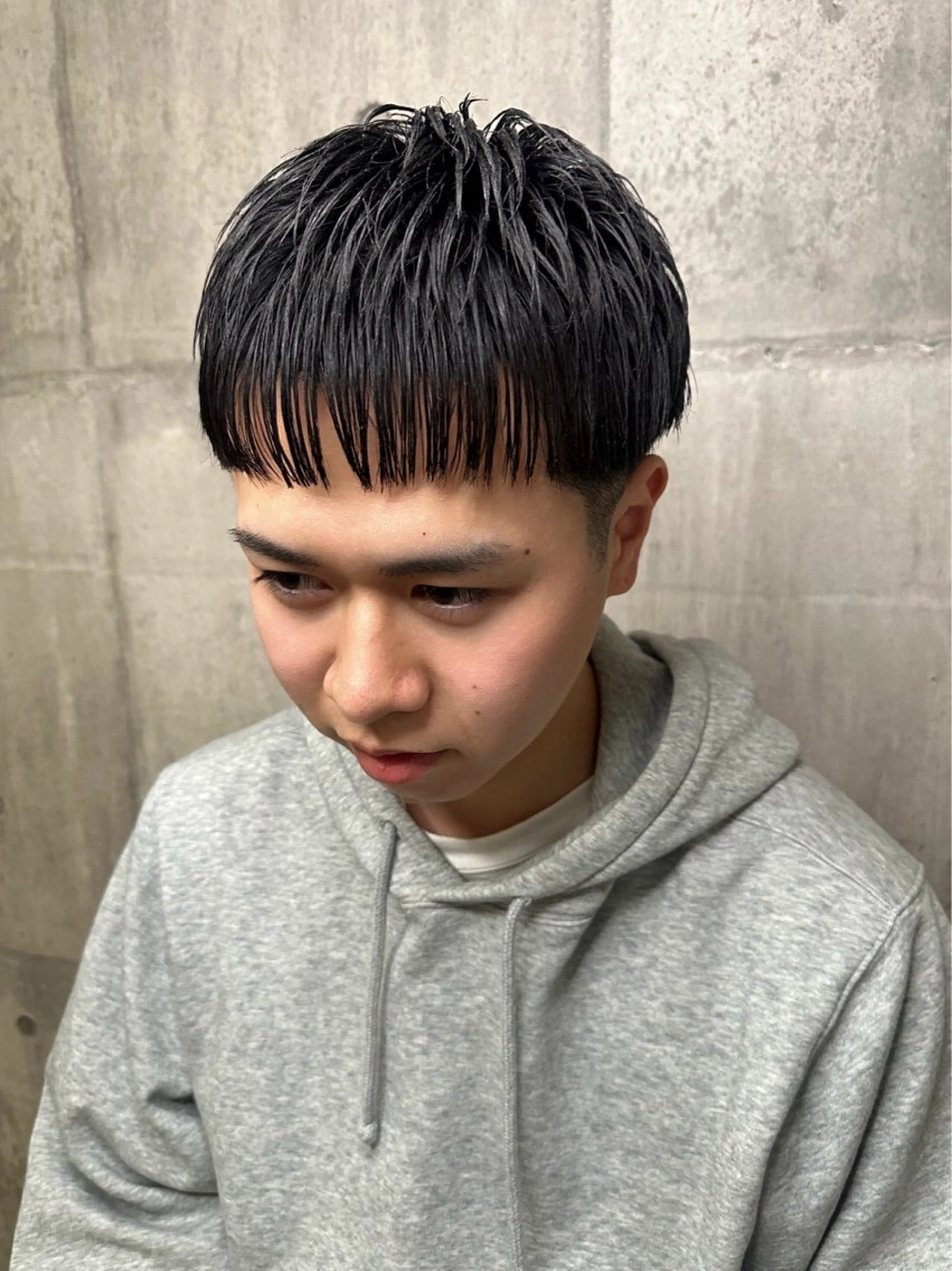 ショート パーマ ヘアアレンジ メンズ メンズヘア静岡 ✂︎Ryuheiのヘアスタイル