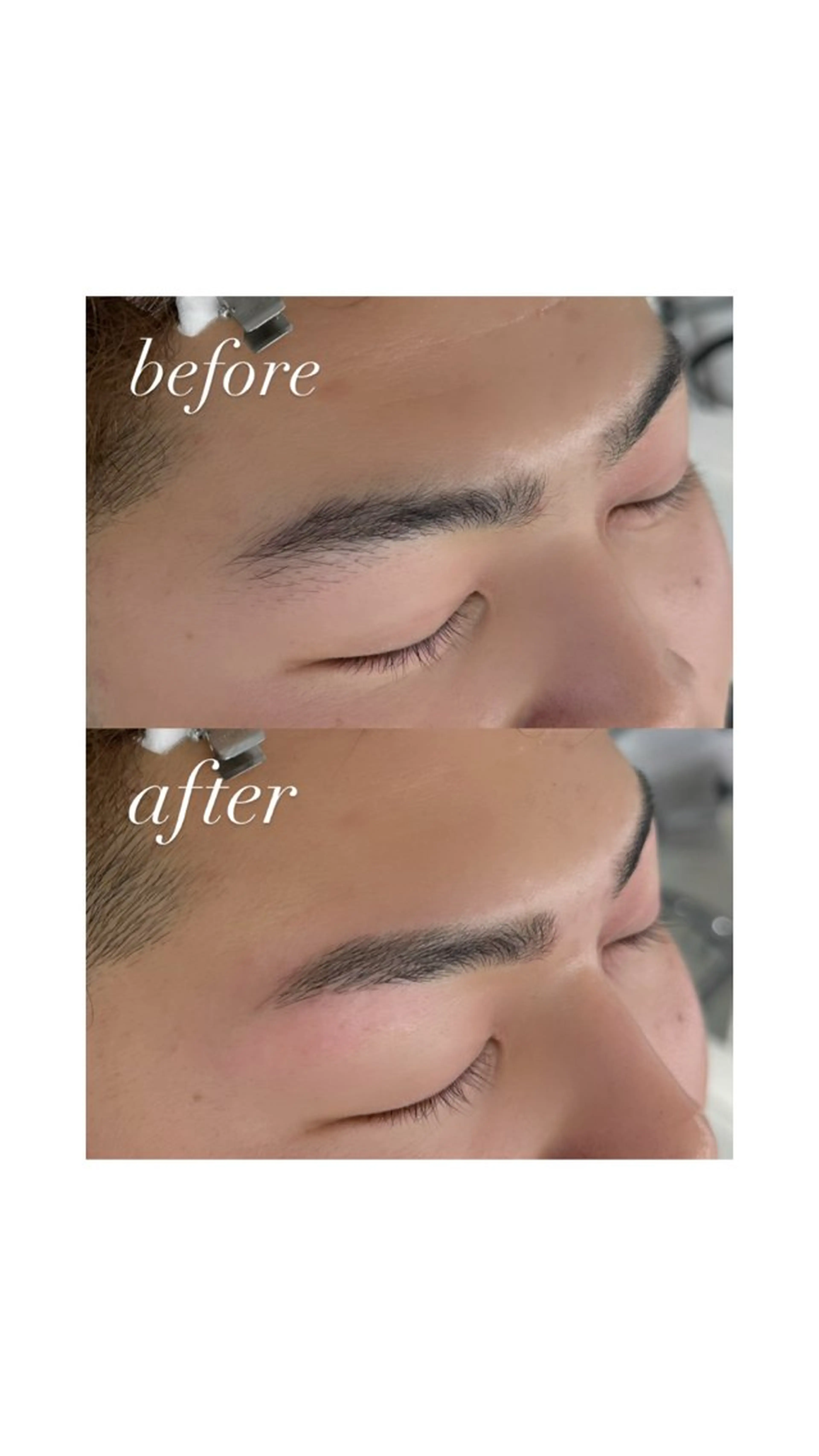 メンズ アイブロウ ワックス脱毛 眉カット その他(アイブロウ) BEAUTYGENE 🪽‪mayasaのマツエク・マツパデザイン