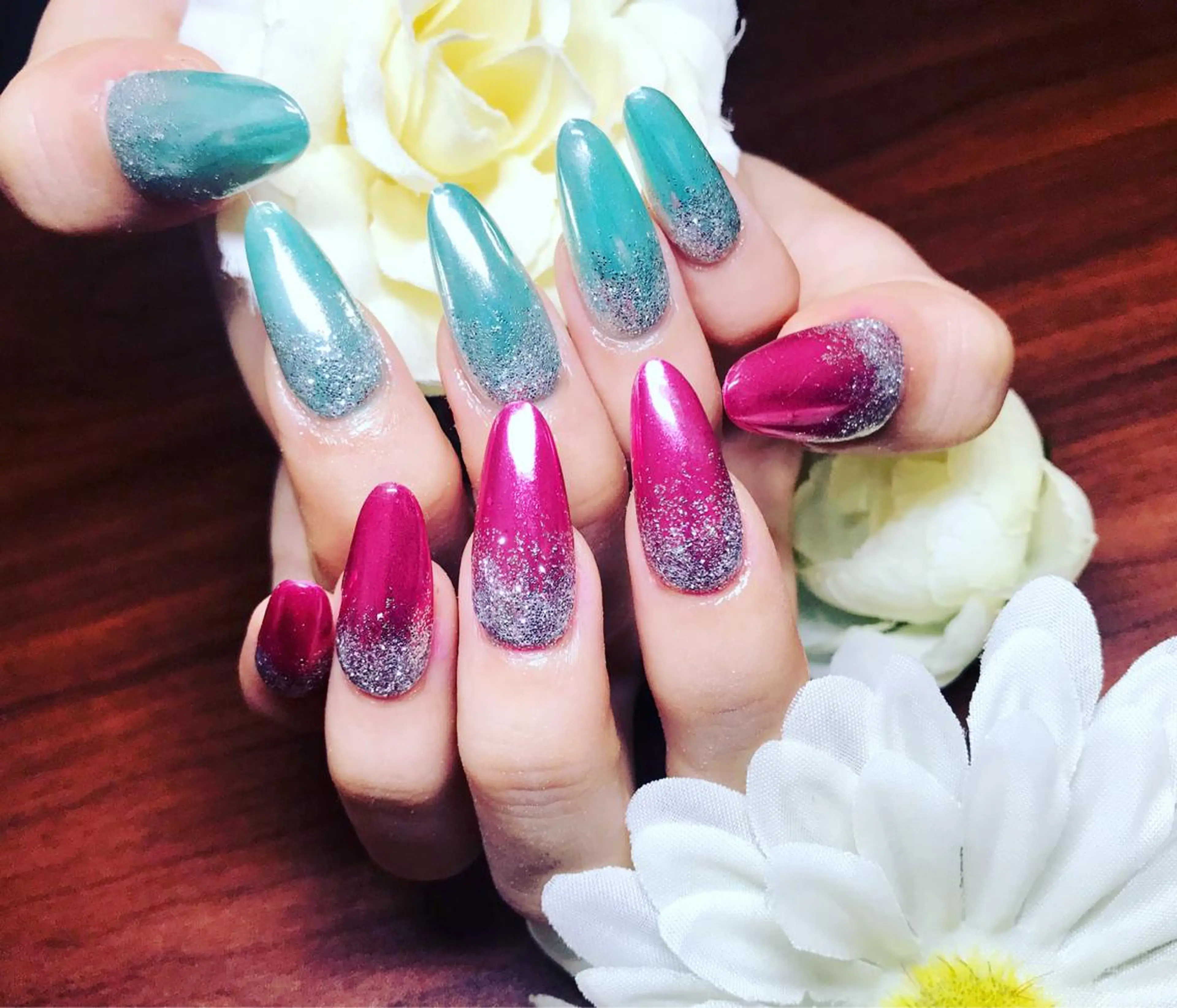 ネイル ミラーネイル NAIL salon ACEのネイルデザイン