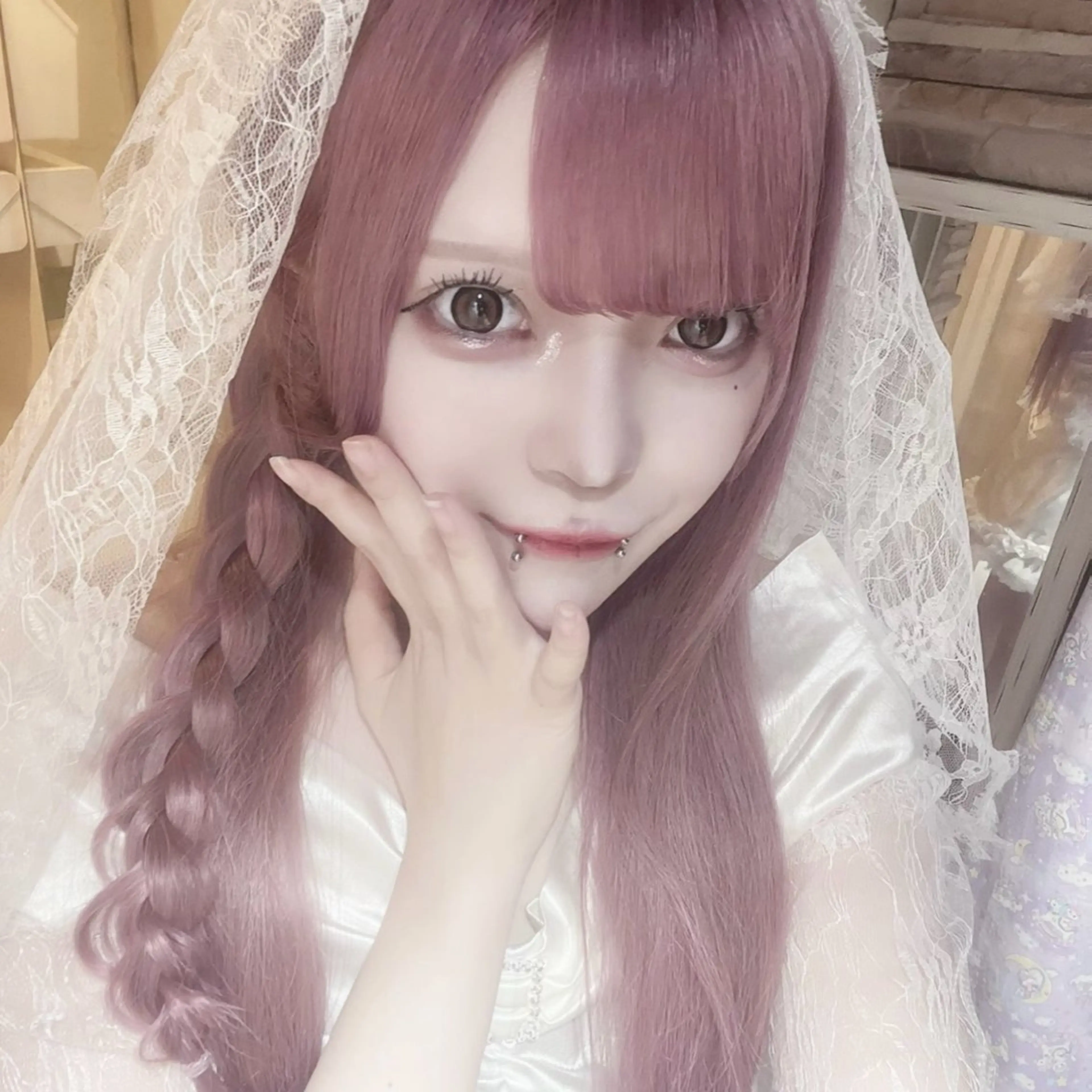 ロング カラー ヘアアレンジ ベージュカラー ピンクカラー ホワイトピンク ホワイトベージュ ヘアカラー トリートメント ヘアセット 渋谷🩶ハイトーン 🩶FUMUのヘアスタイル