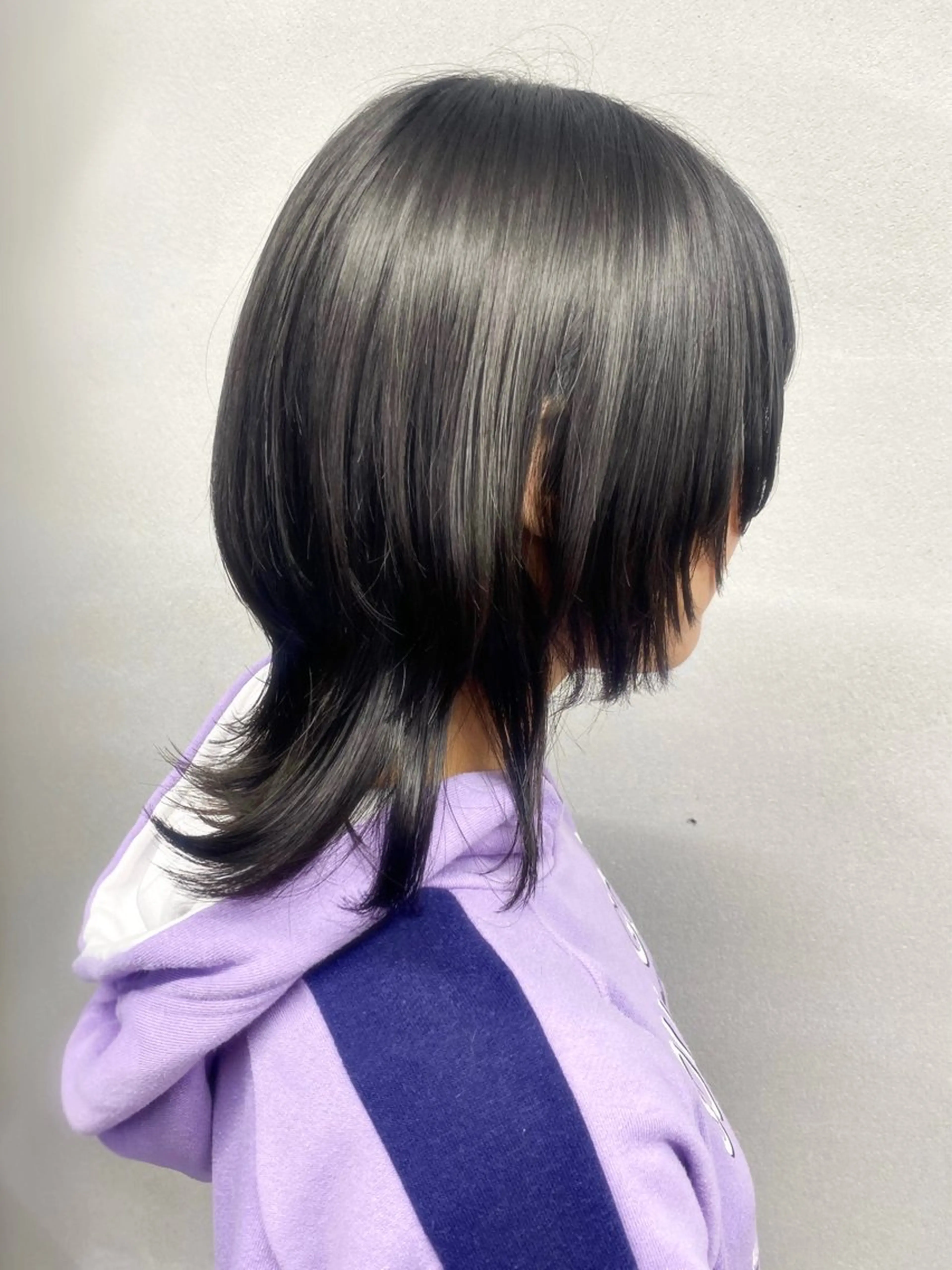 セミロング くびれヘア ウルフカット 柏 デザインカラー/ レイヤー🐣シオリのヘアスタイル