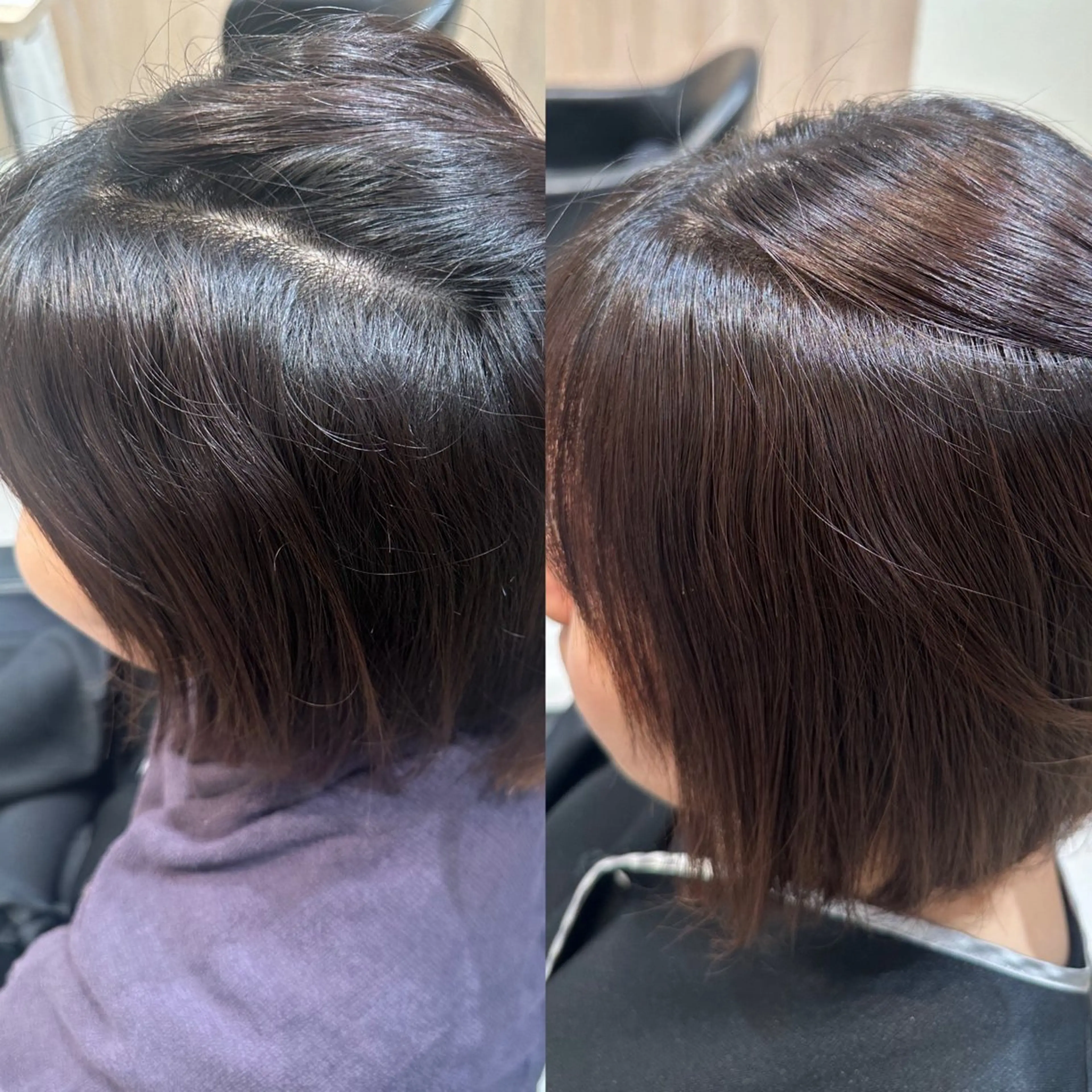 ミディアム パーマ ストレートパーマ 縮毛矯正 L.O.G SHIBUYA所属・モデル募集 🟡SUMIKAのヘアスタイル