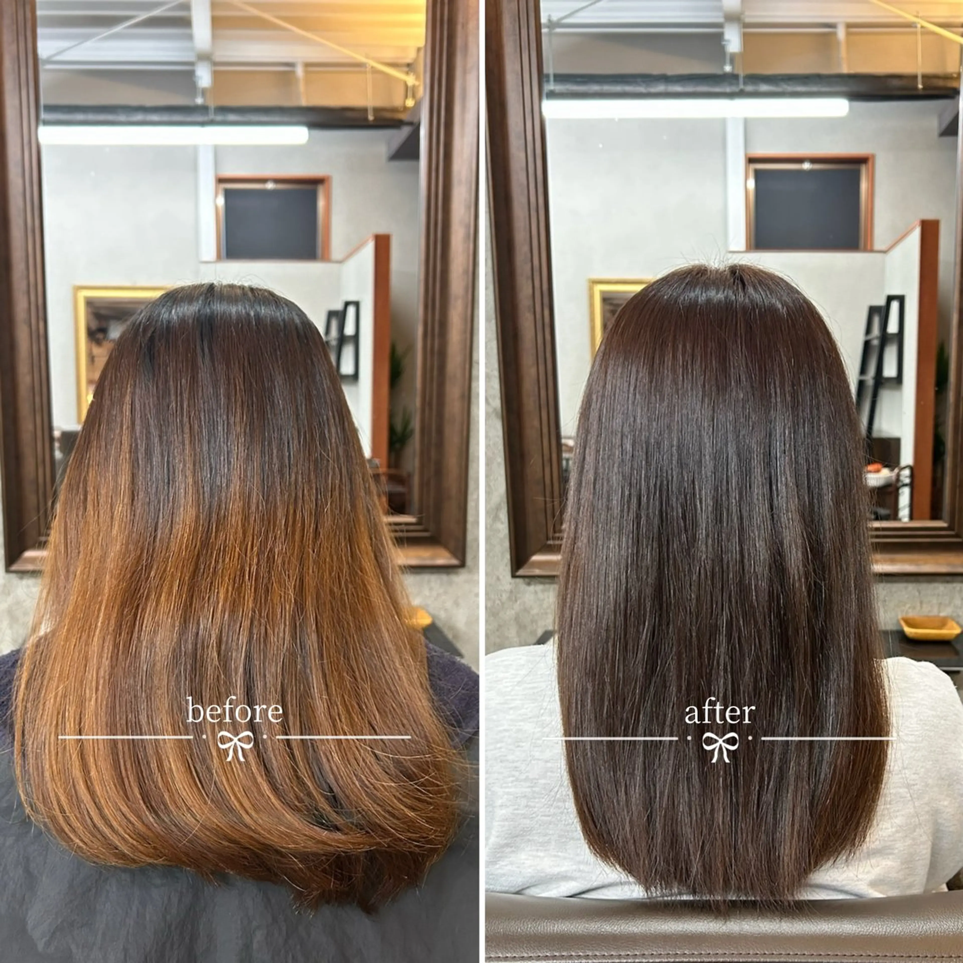 ロング カラー ヘアカラー トリートメント Nishimura Karinのヘアスタイル