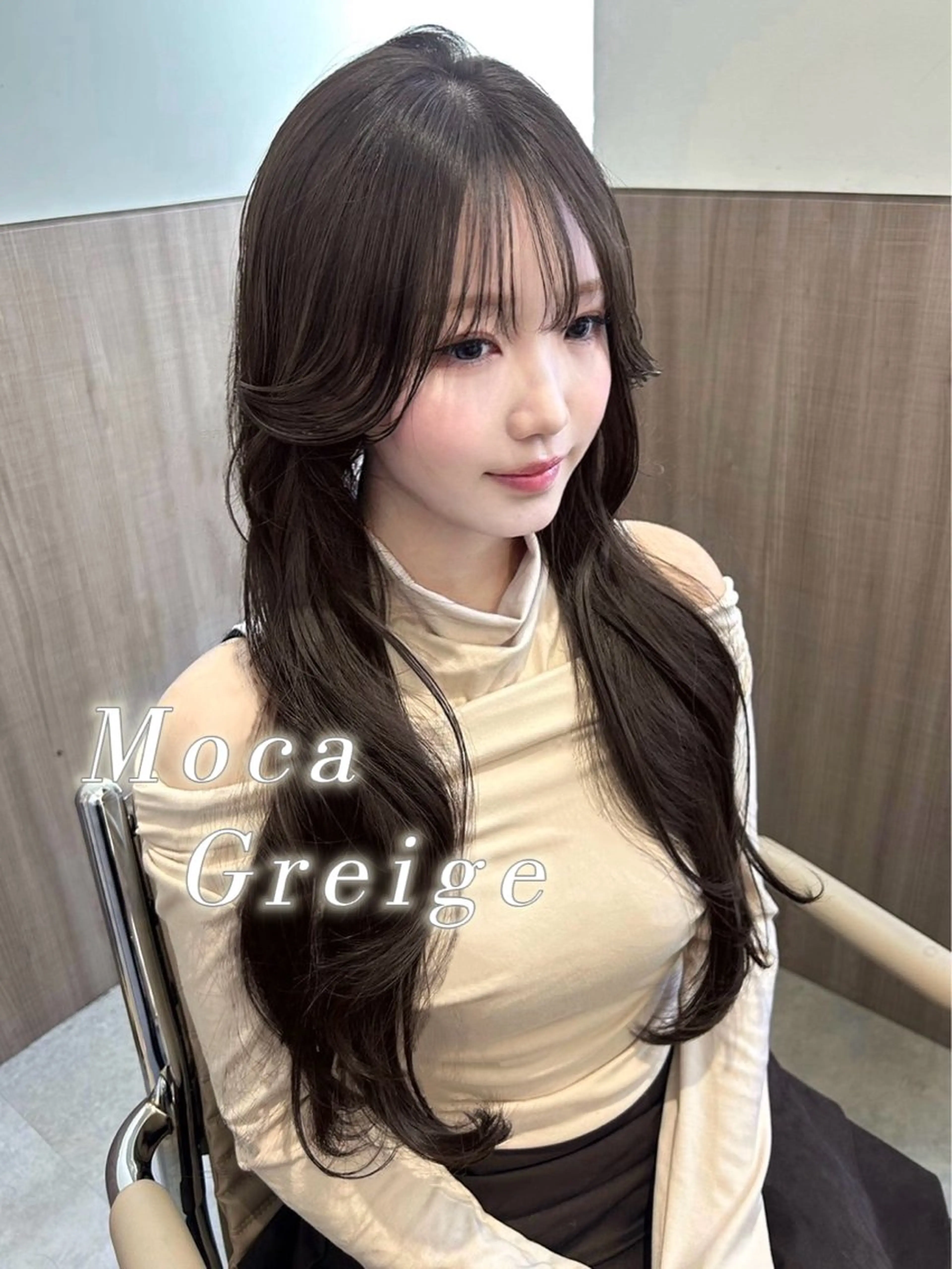 ロング カラー ヘアアレンジ メンズ ‎透明感×艶髪 ‎🫒maki🎀のヘアスタイル