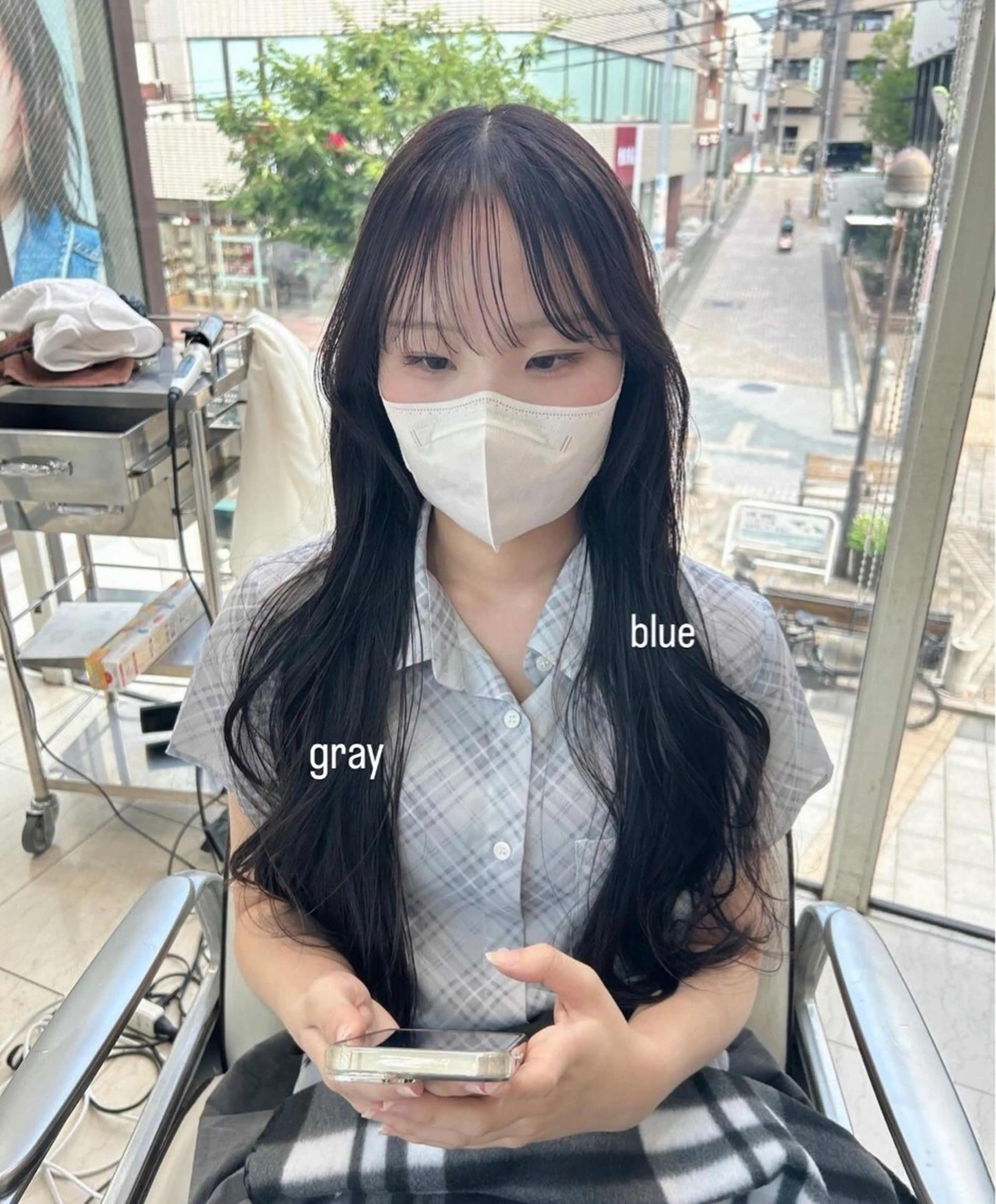 ロング カラー 透明感カラー ヘアカラー ありむらもえ/ 透明感カラーのヘアスタイル