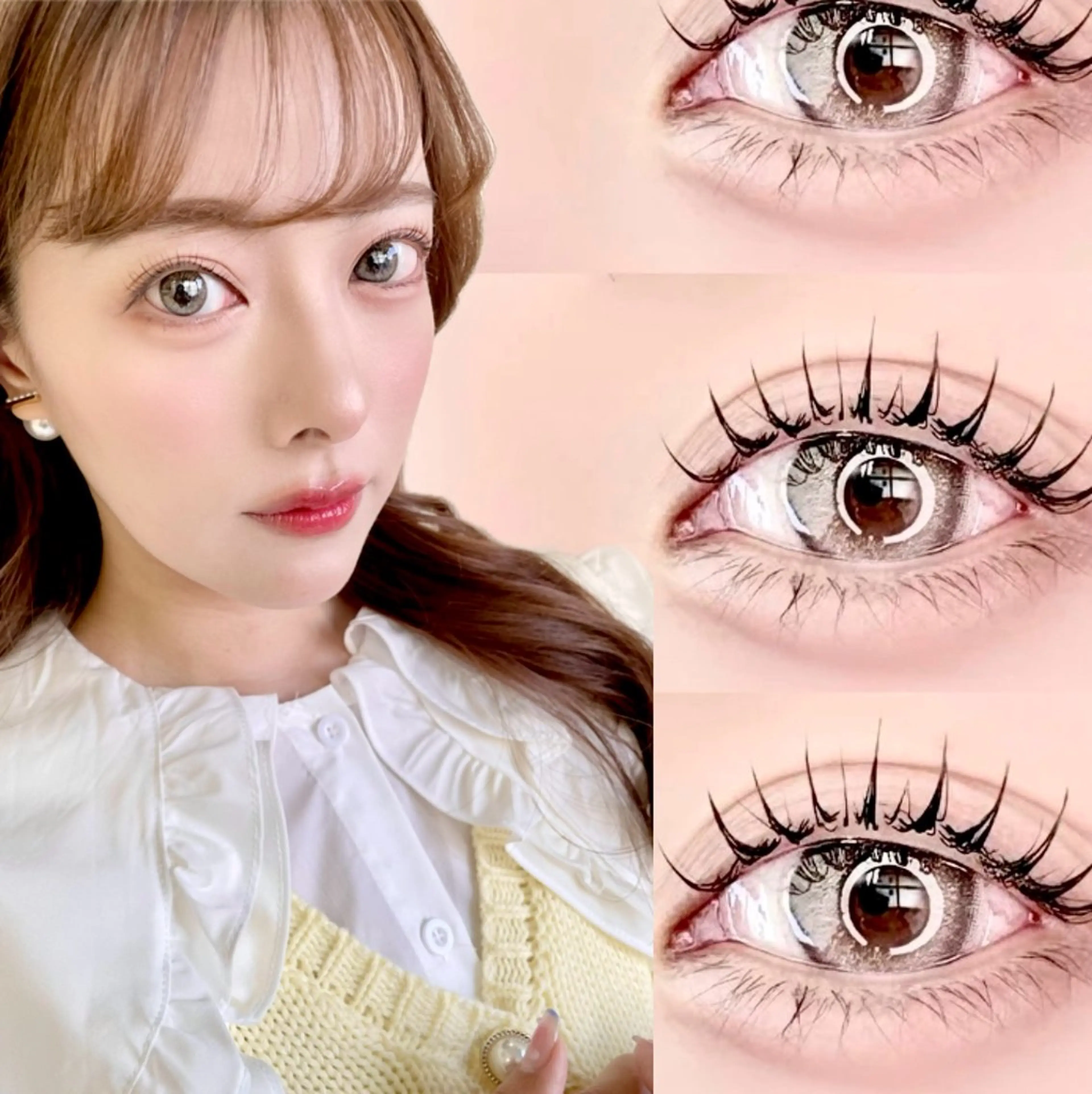 マツエク・マツパ バインドロック 束感まつ毛 フラットラッシュ 韓国風マツエク パリジェンヌラッシュリフト マツパ 大阪福島韓国束感まつ げ Sayaka🤍のマツエク・マツパデザイン