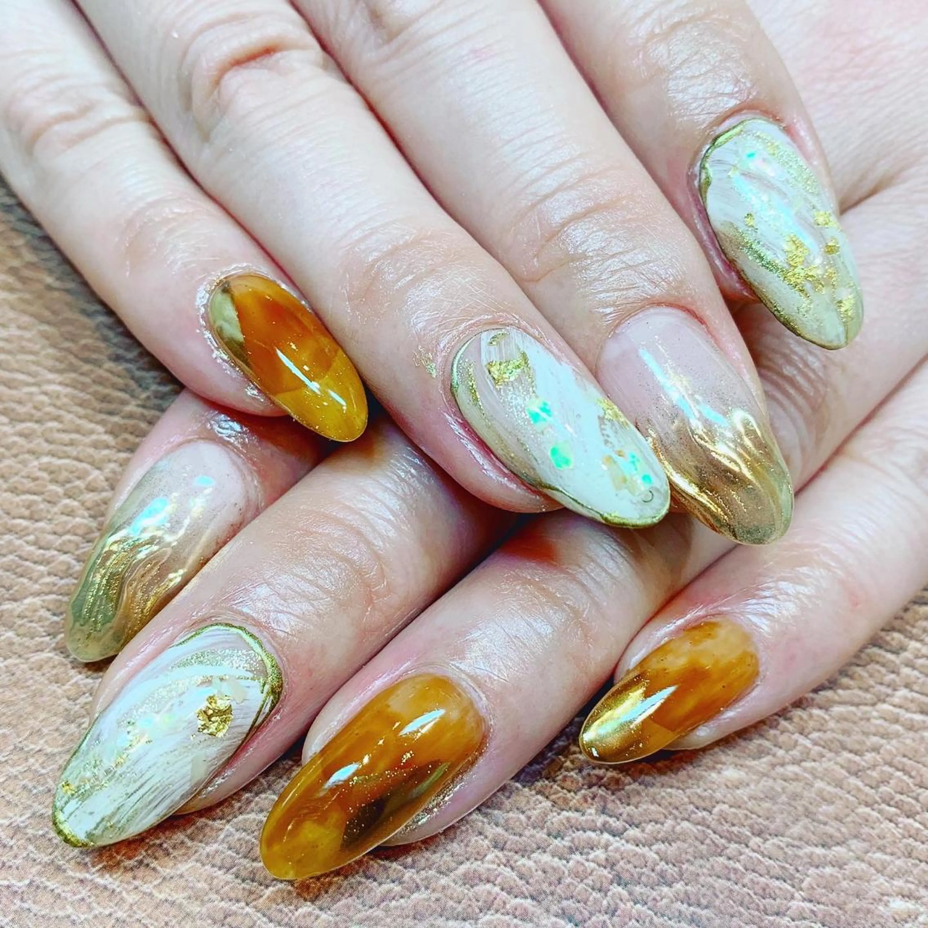 ネイル 長さ出し ニュアンスネイル ハンドネイル ハンドケア sisters nail.fのネイルデザイン