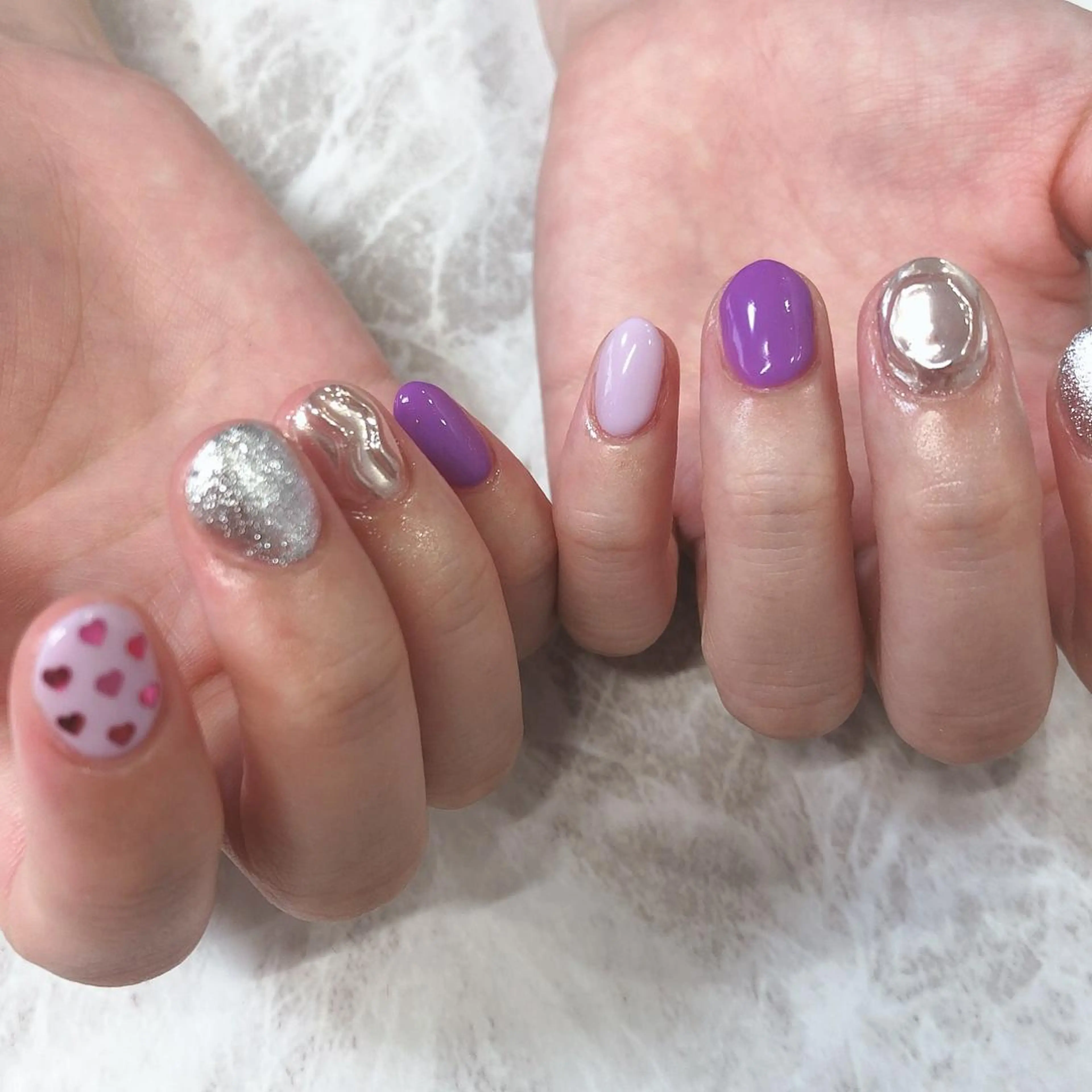 ネイル ハンドネイル 西岡 杏のネイルデザイン