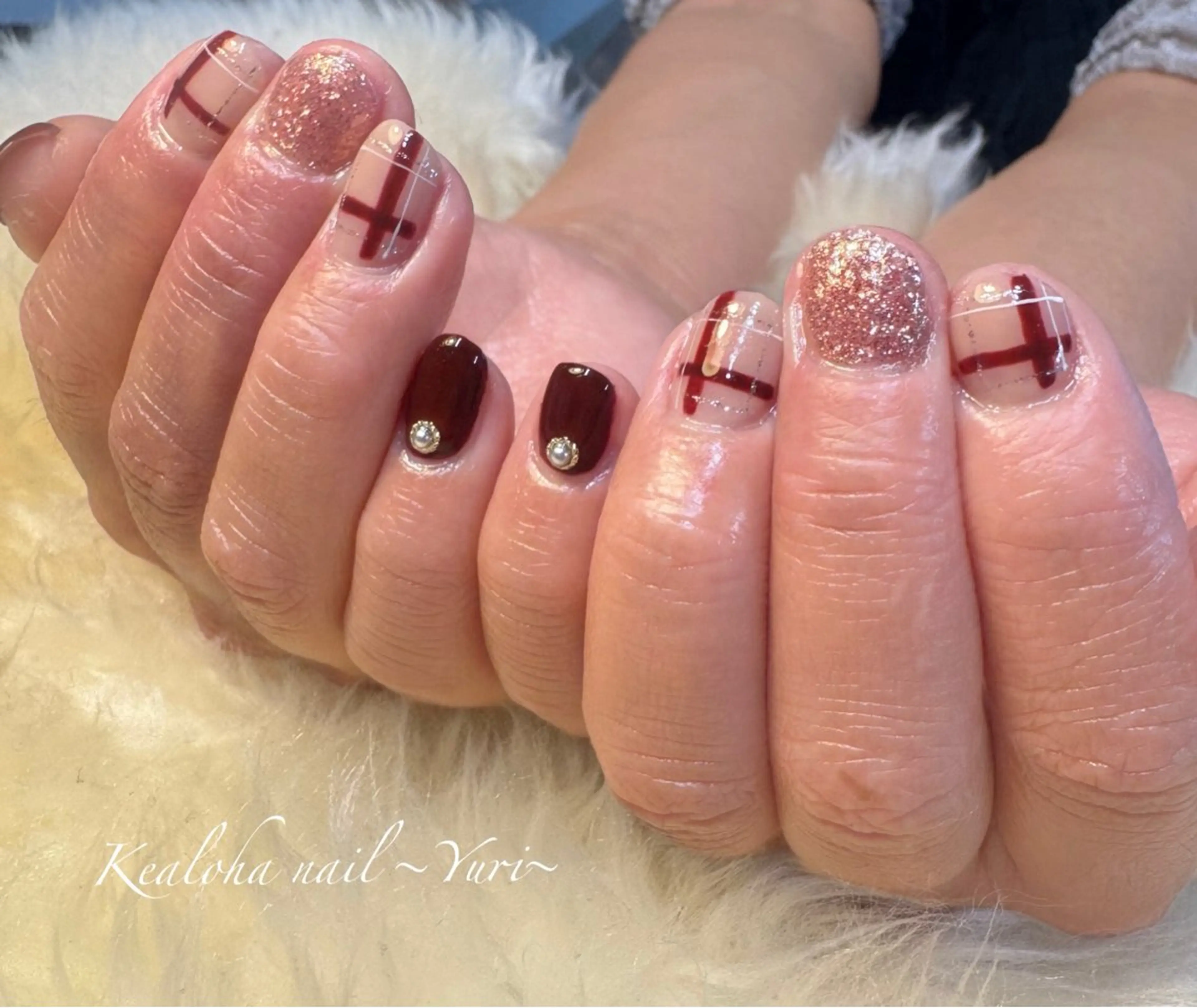 ネイル アートネイル Kealoha nail所属・西村 ゆりのネイルデザイン