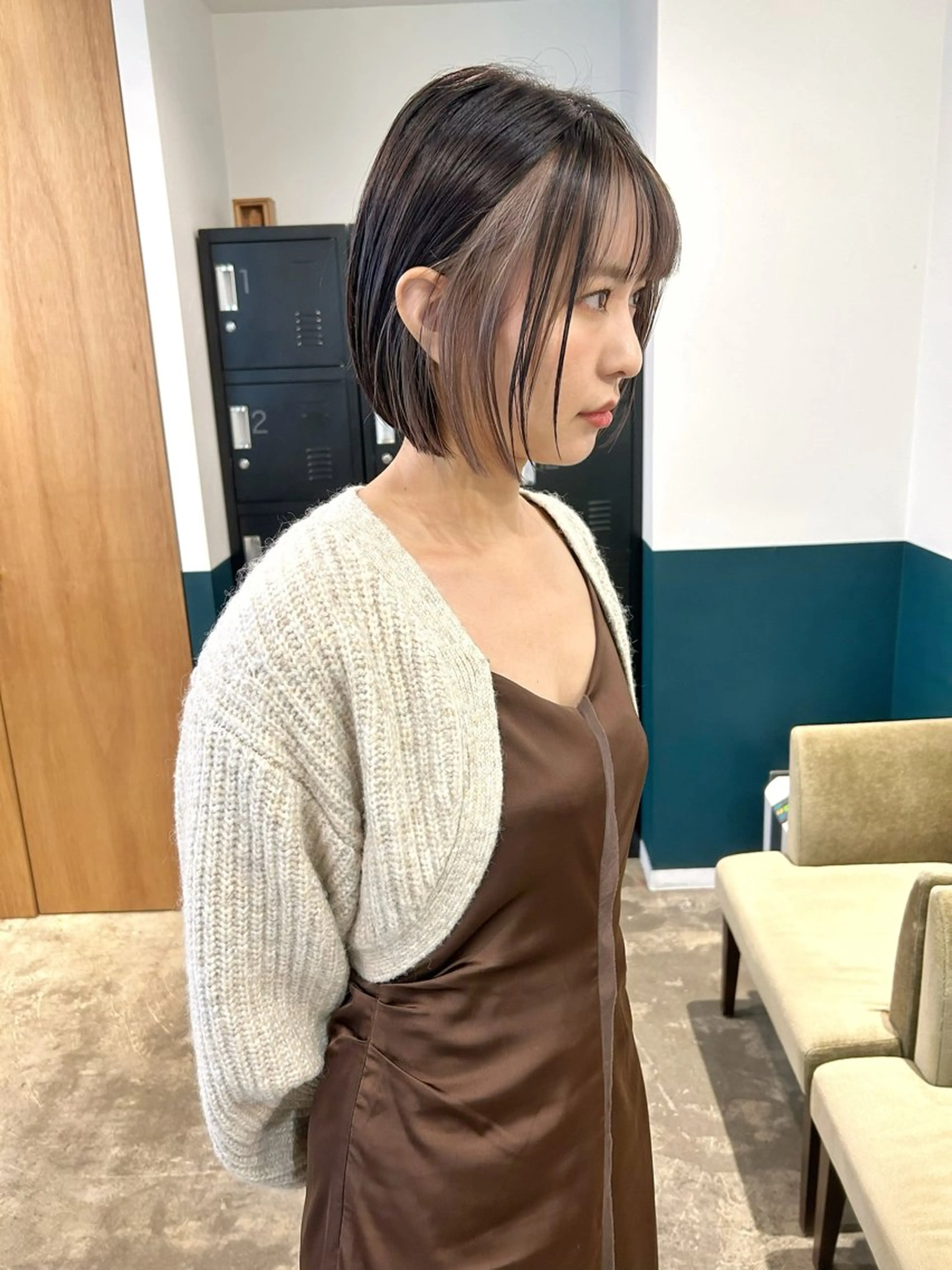 ショート カラー デザインカラー ボブ カット ヘアカラー カラーリスト菅野 竜矢🌈のヘアスタイル