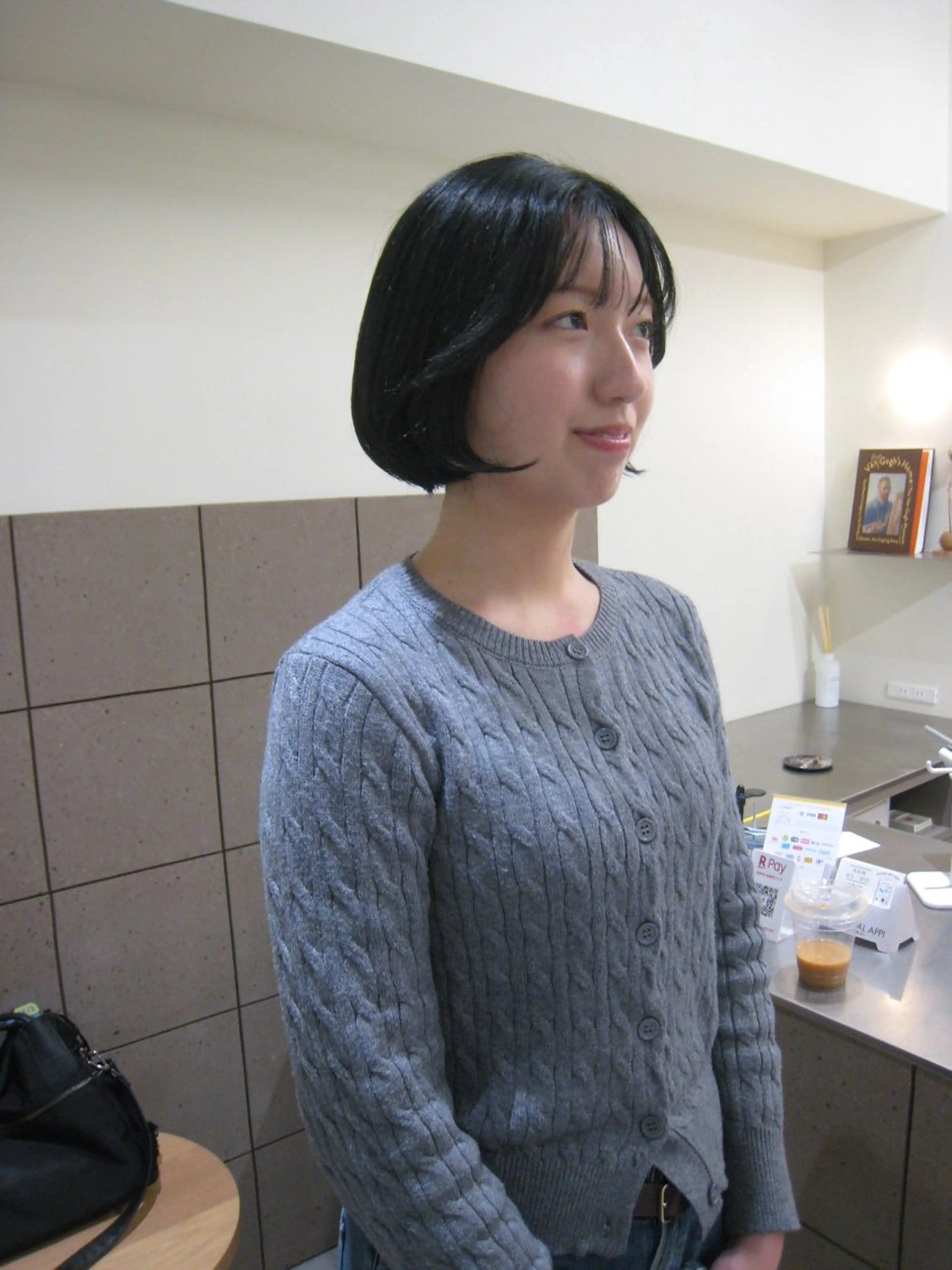 ミディアム カット ヘアカラー トリートメント natsuki /HUIのヘアスタイル