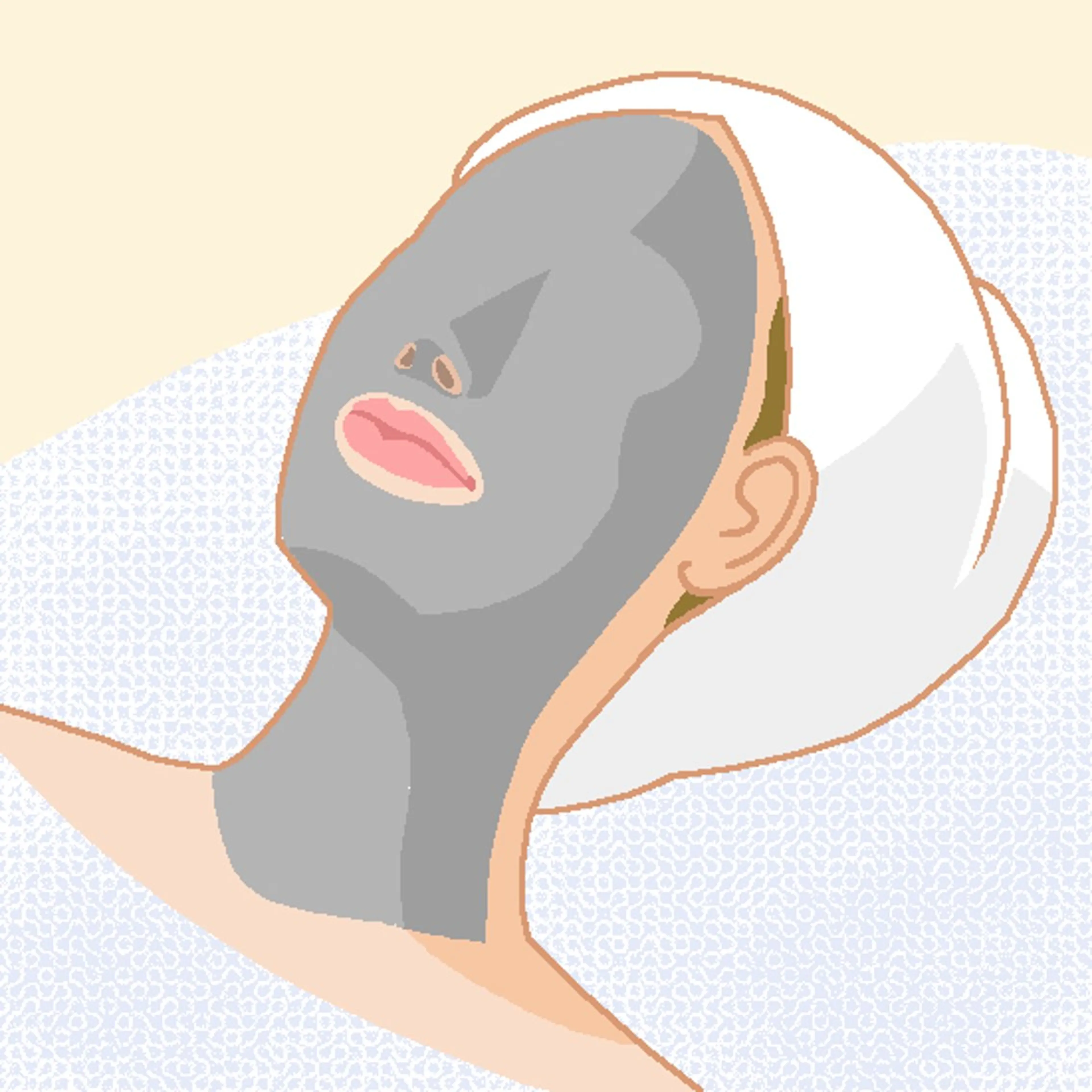 お肌の上で固まる不思議なパックを使用した毛穴ケアコース✨️✨の写真