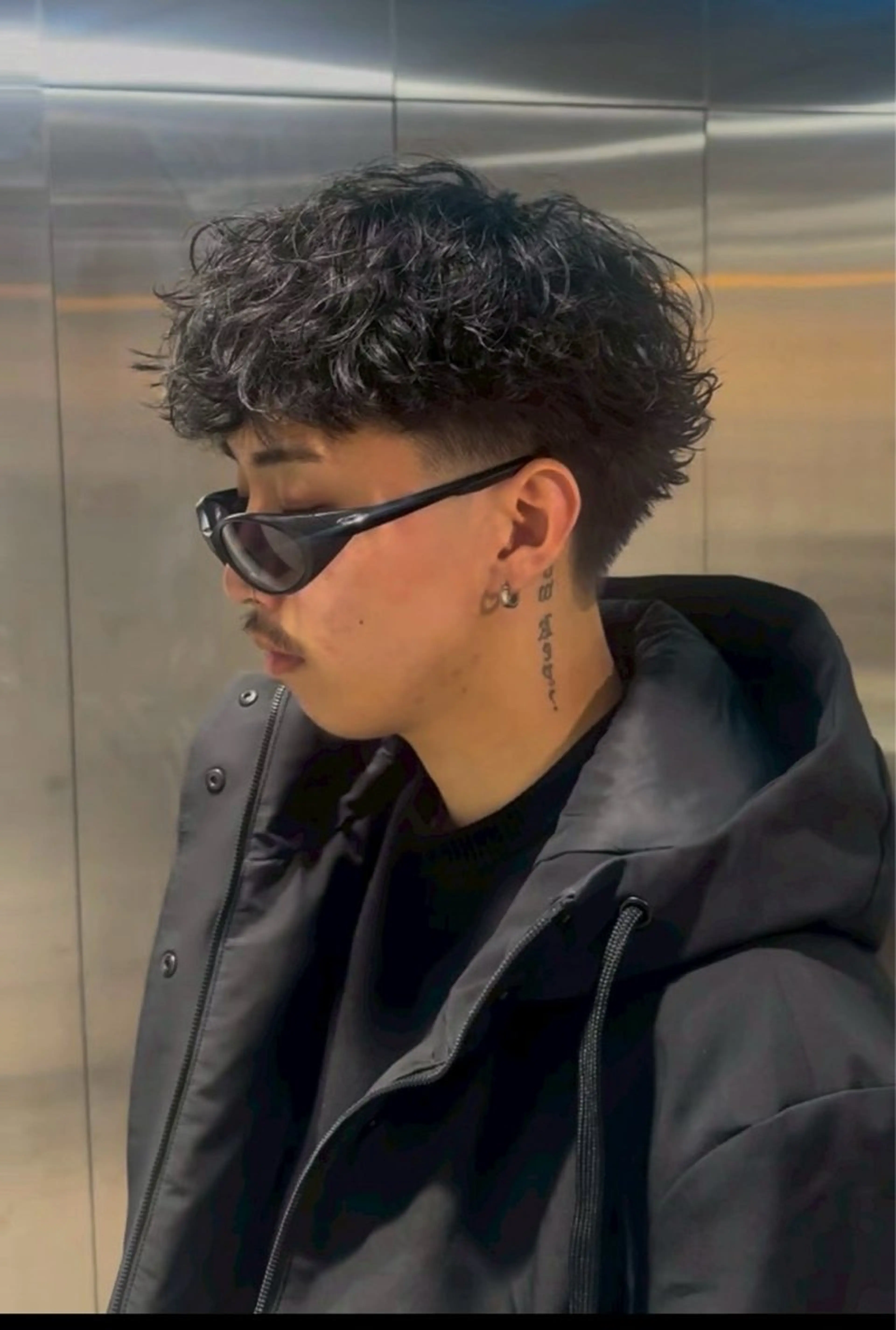 ショート カラー パーマ ヘアアレンジ メンズ キッズ 細川 秀平のヘアスタイル