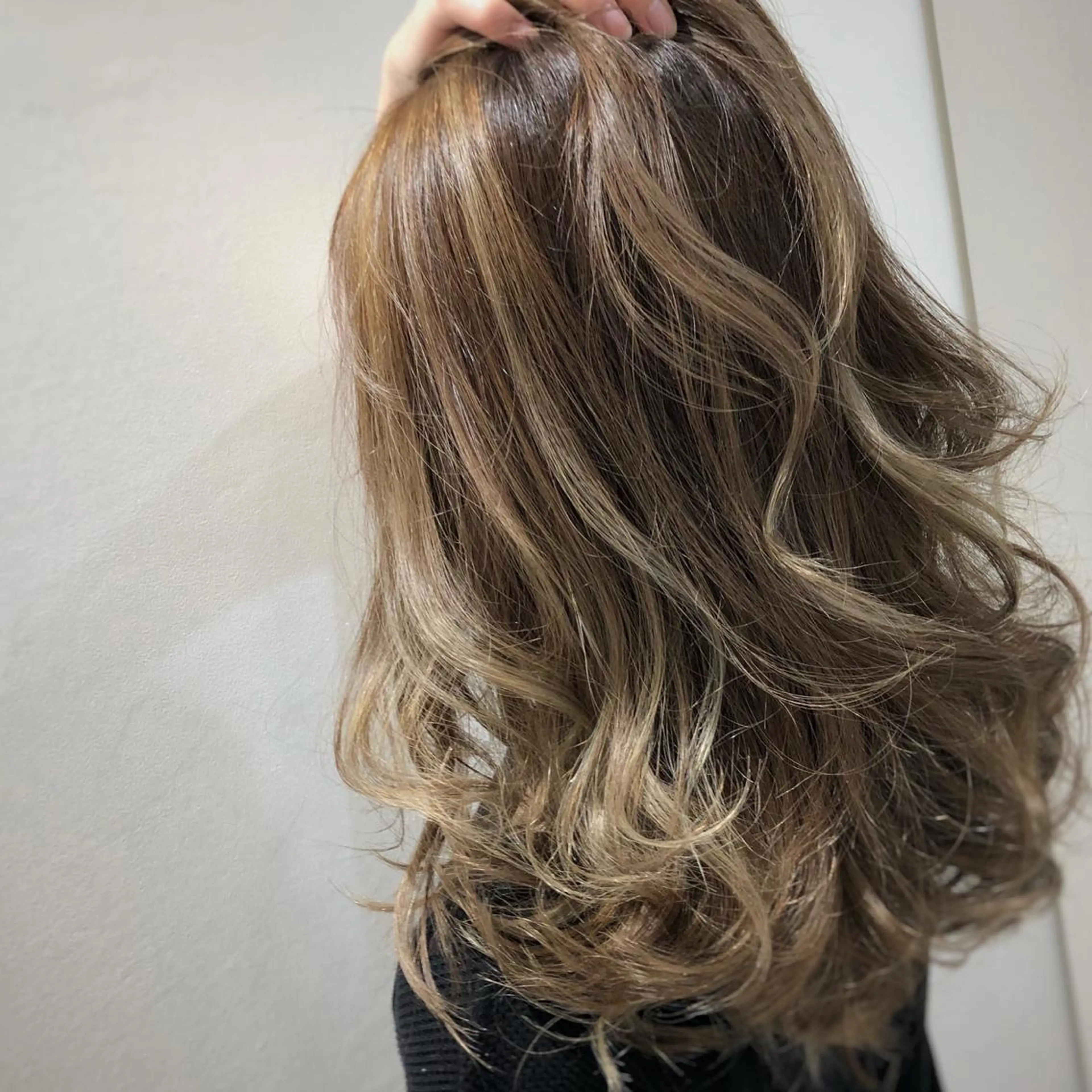 ミディアム ハイライト 似合わせボブ特化 mayaのヘアスタイル