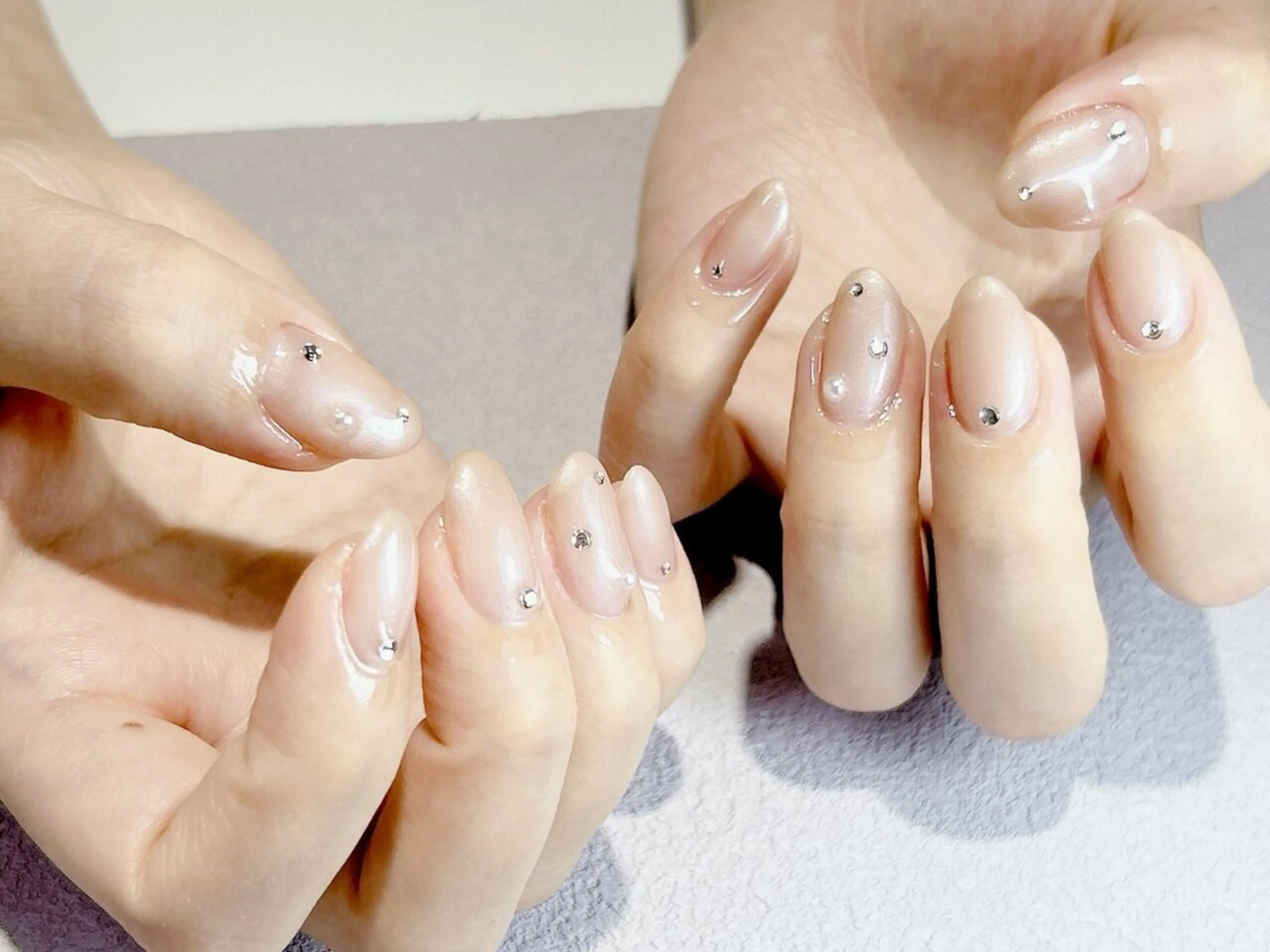 ネイル アニマル柄 フットネイル ジェルネイル マグネットネイル マットネイル ネイルサロン パールのネイルデザイン