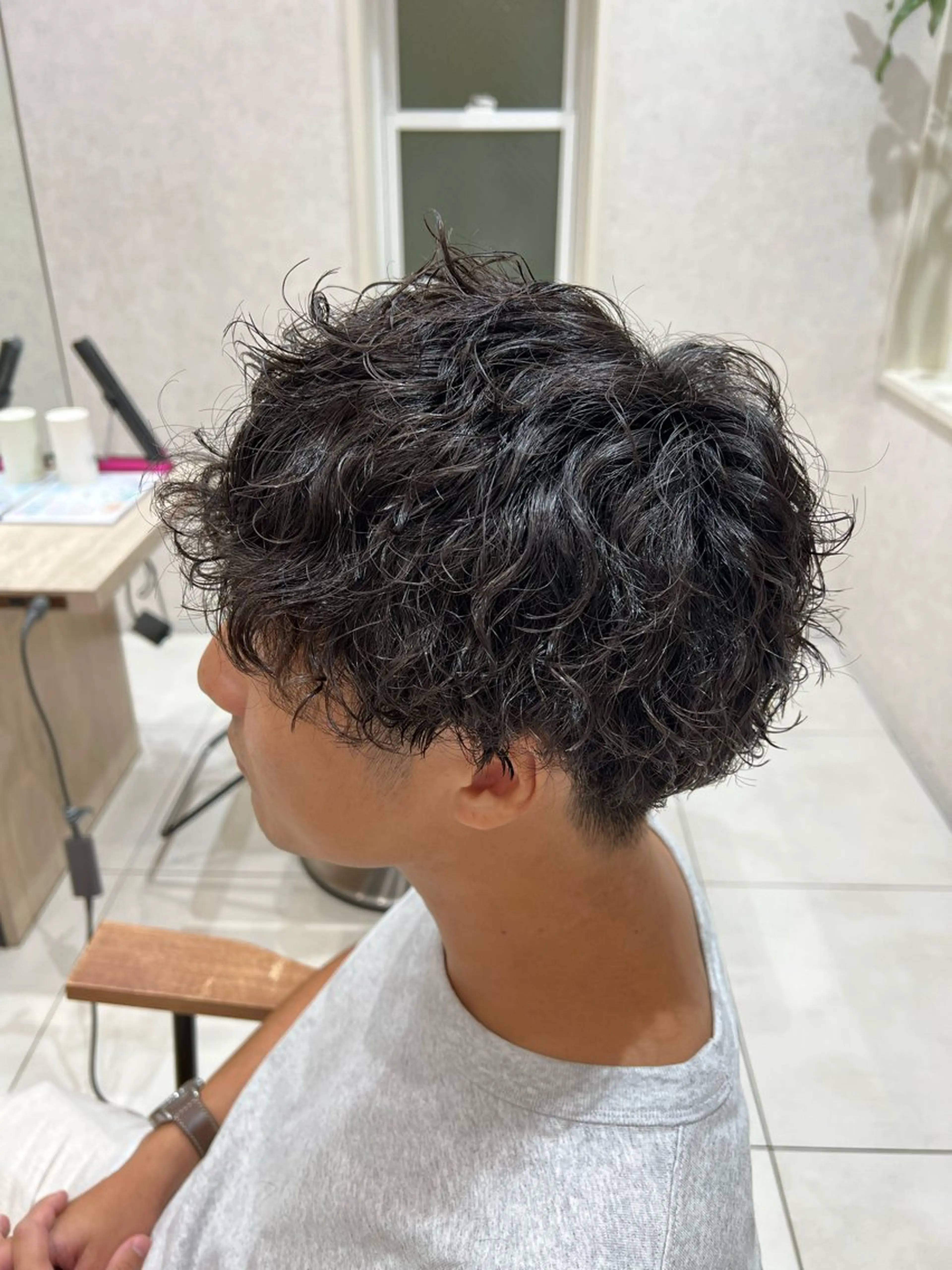 メンズ メンズパーマ メンズ特化フェザー パーマ🚗タケシのヘアスタイル