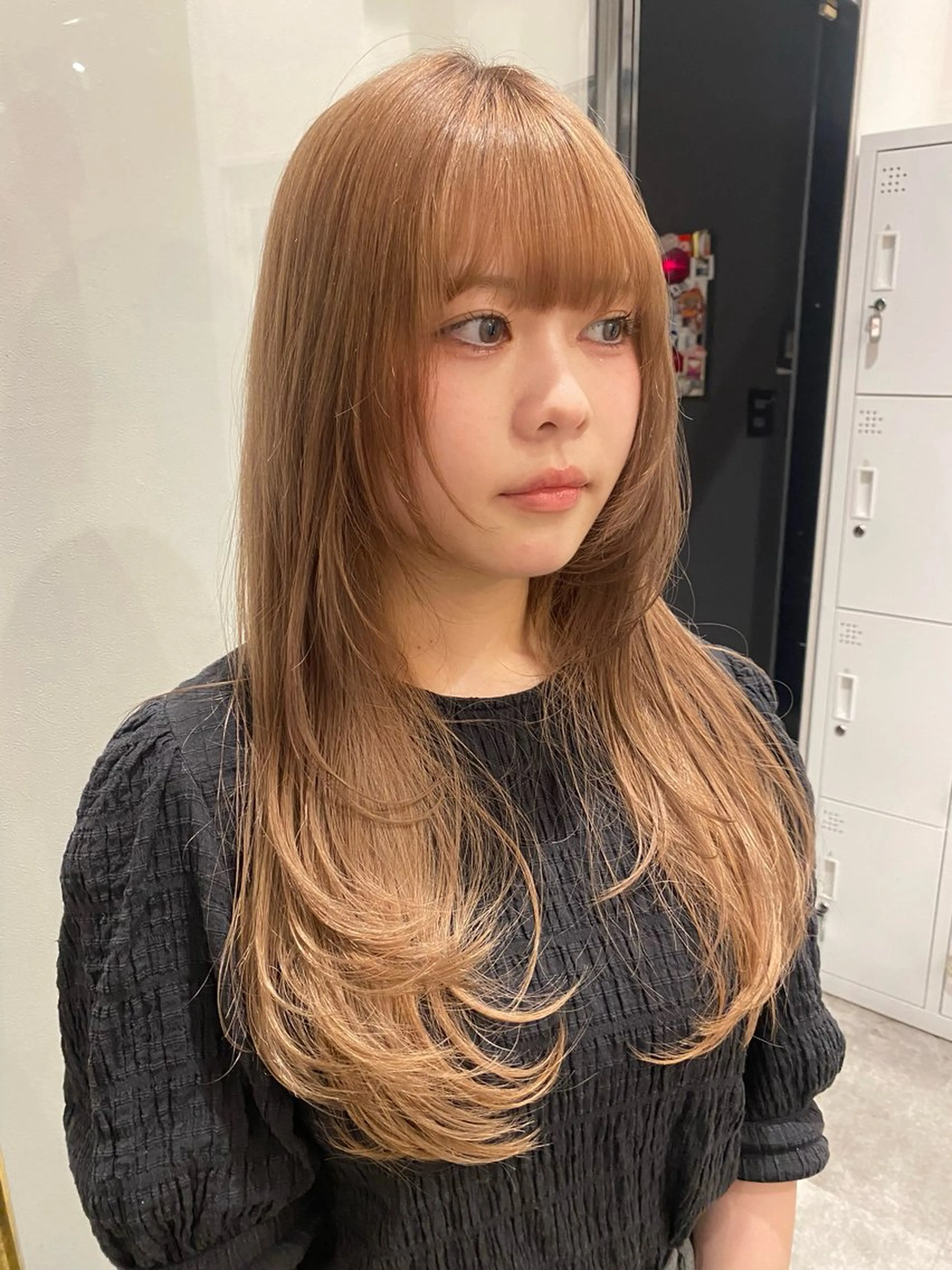 ロング ロングレイヤー レイヤーカット ロング Keshiki大名 安部 真輝のヘアスタイル
