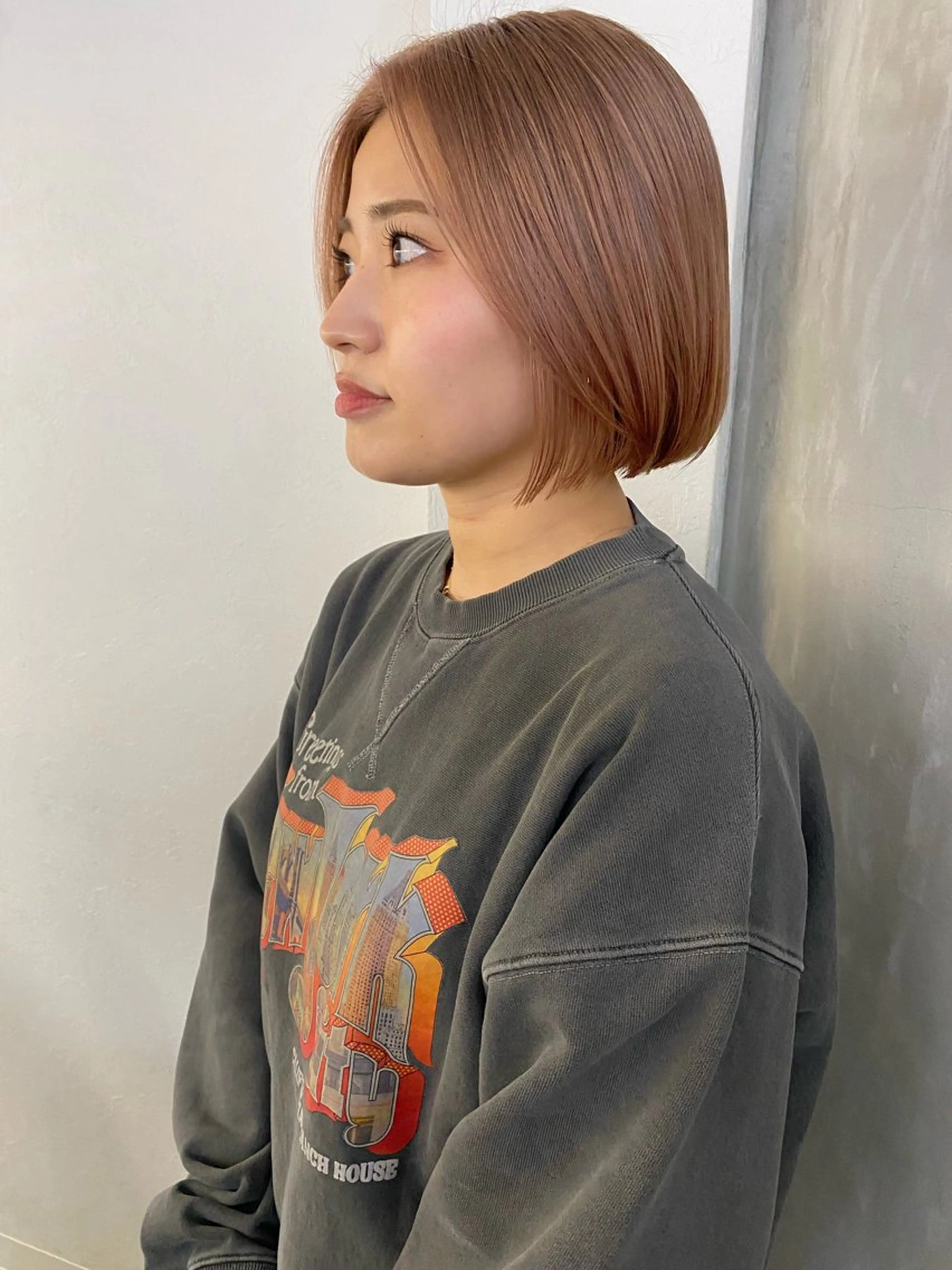 ショート カラー カット ヘアカラー トリートメント 森貴裕/ベージュ/ パーマ/オリーブのヘアスタイル