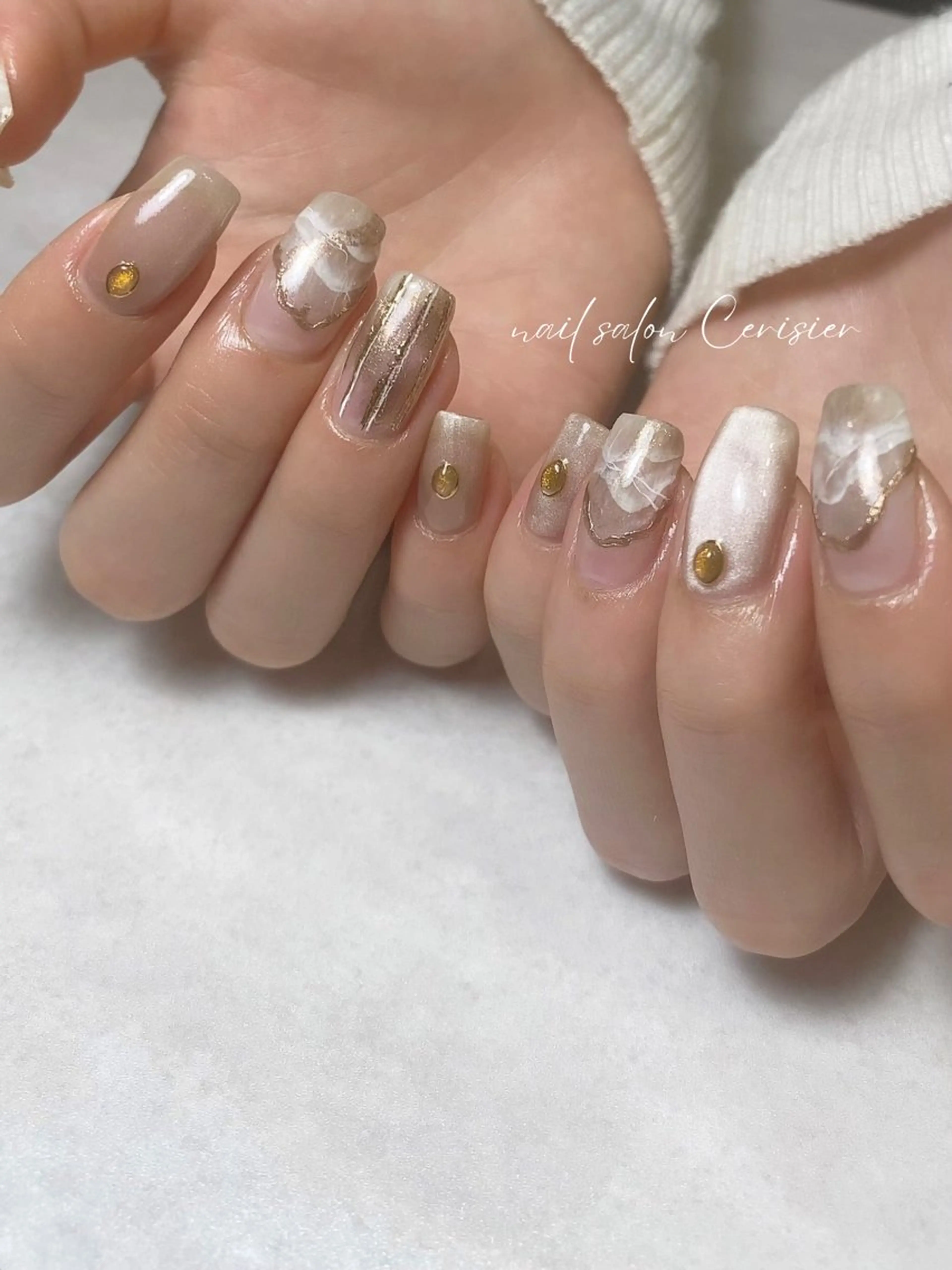 ネイル ハンドネイル cerisier nailのネイルデザイン