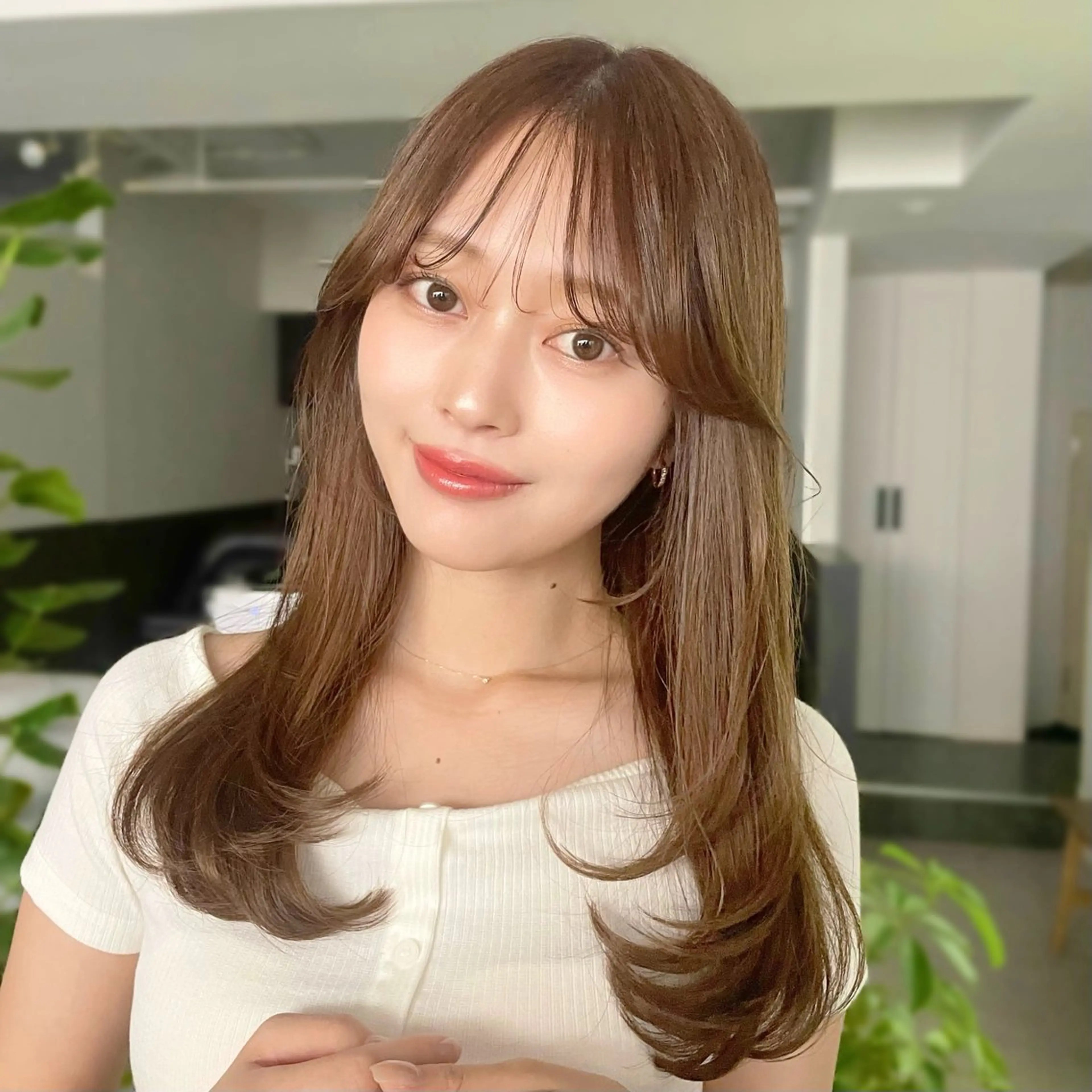 ロング カラー SAKI 新宿のヘアスタイル