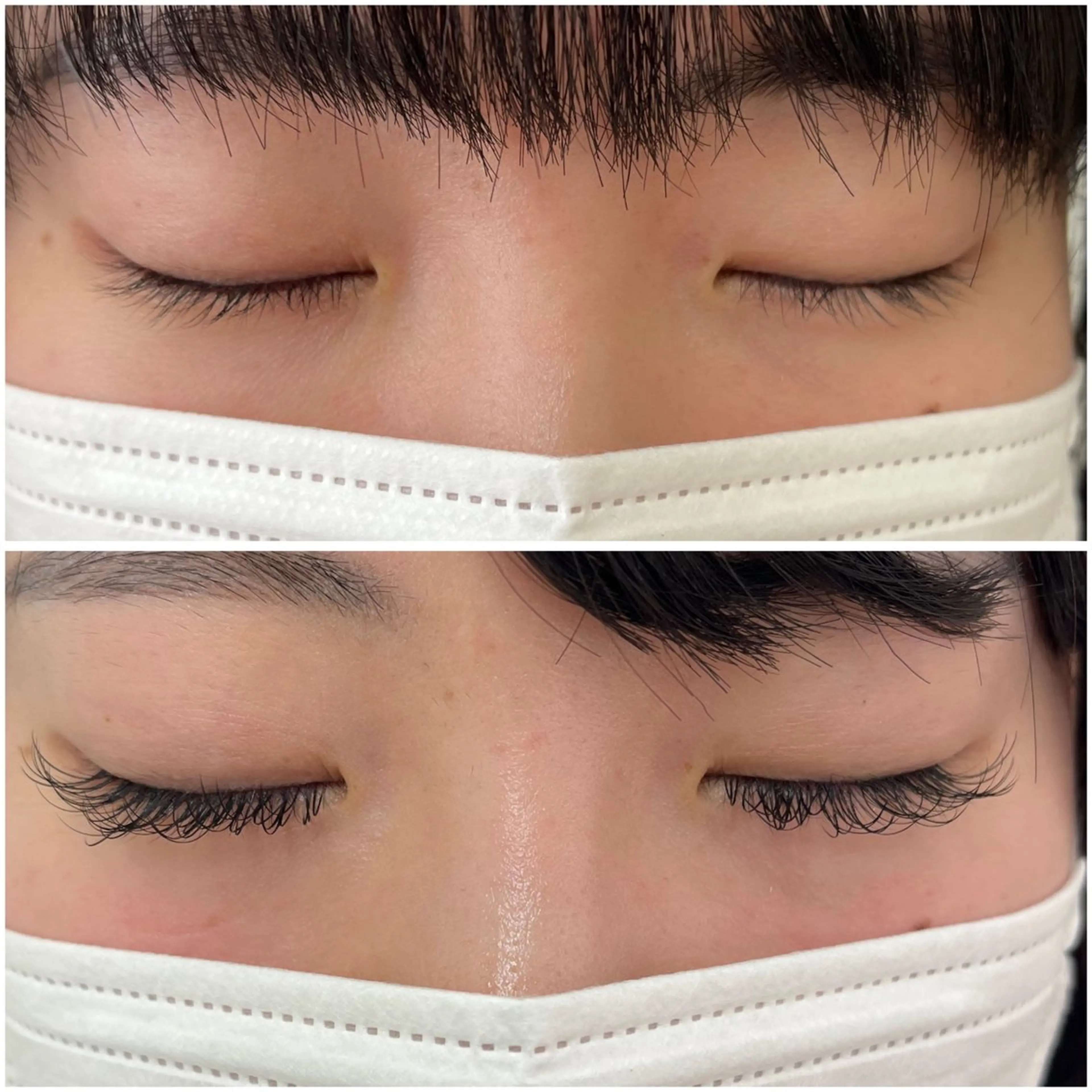 マツエク 50:50 100本付け (上のみ)オフ有りの写真