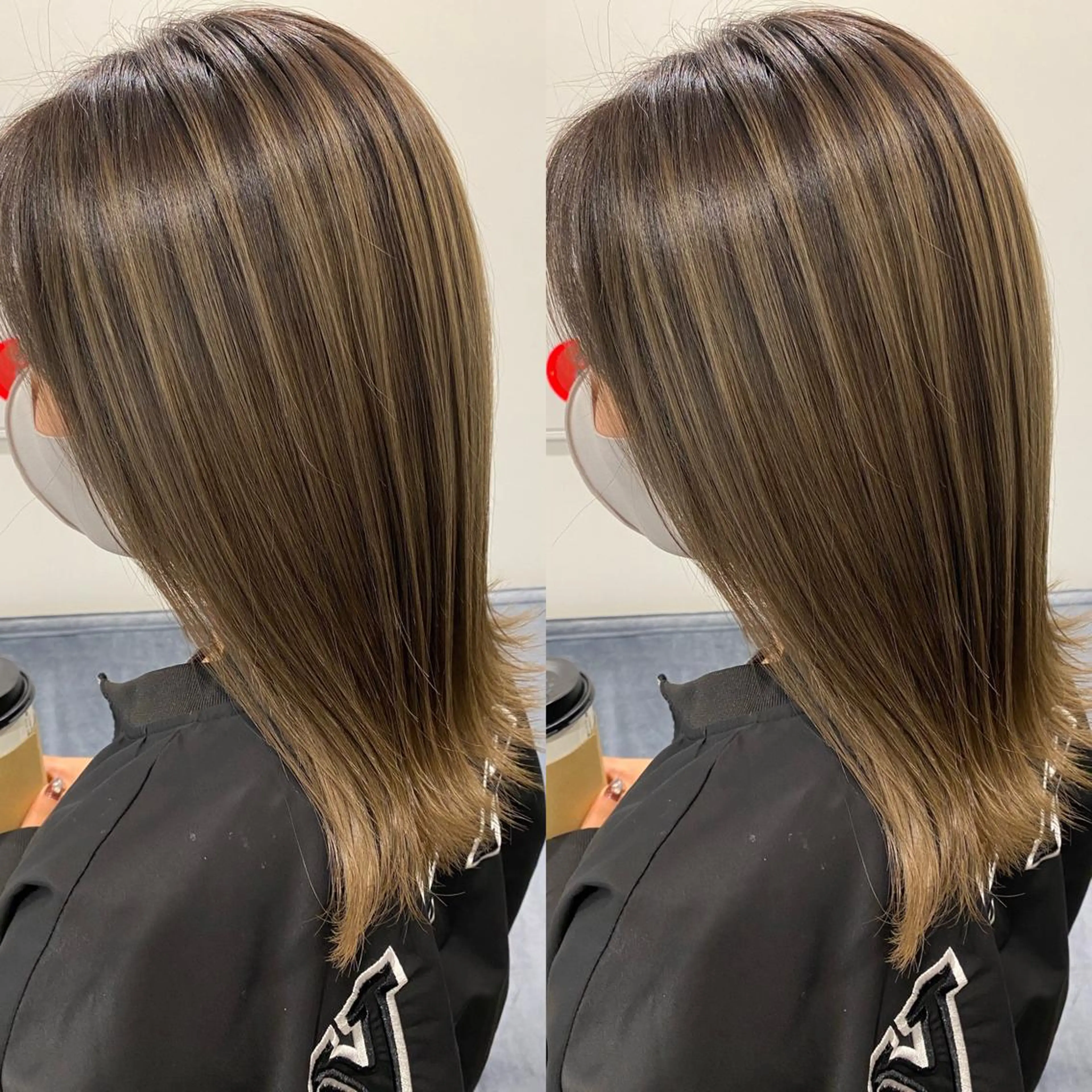 セミロング カラー ヘアアレンジ トリートメント Happiness所属・🌻Insta指名 NO.1🌻Shoのヘアスタイル