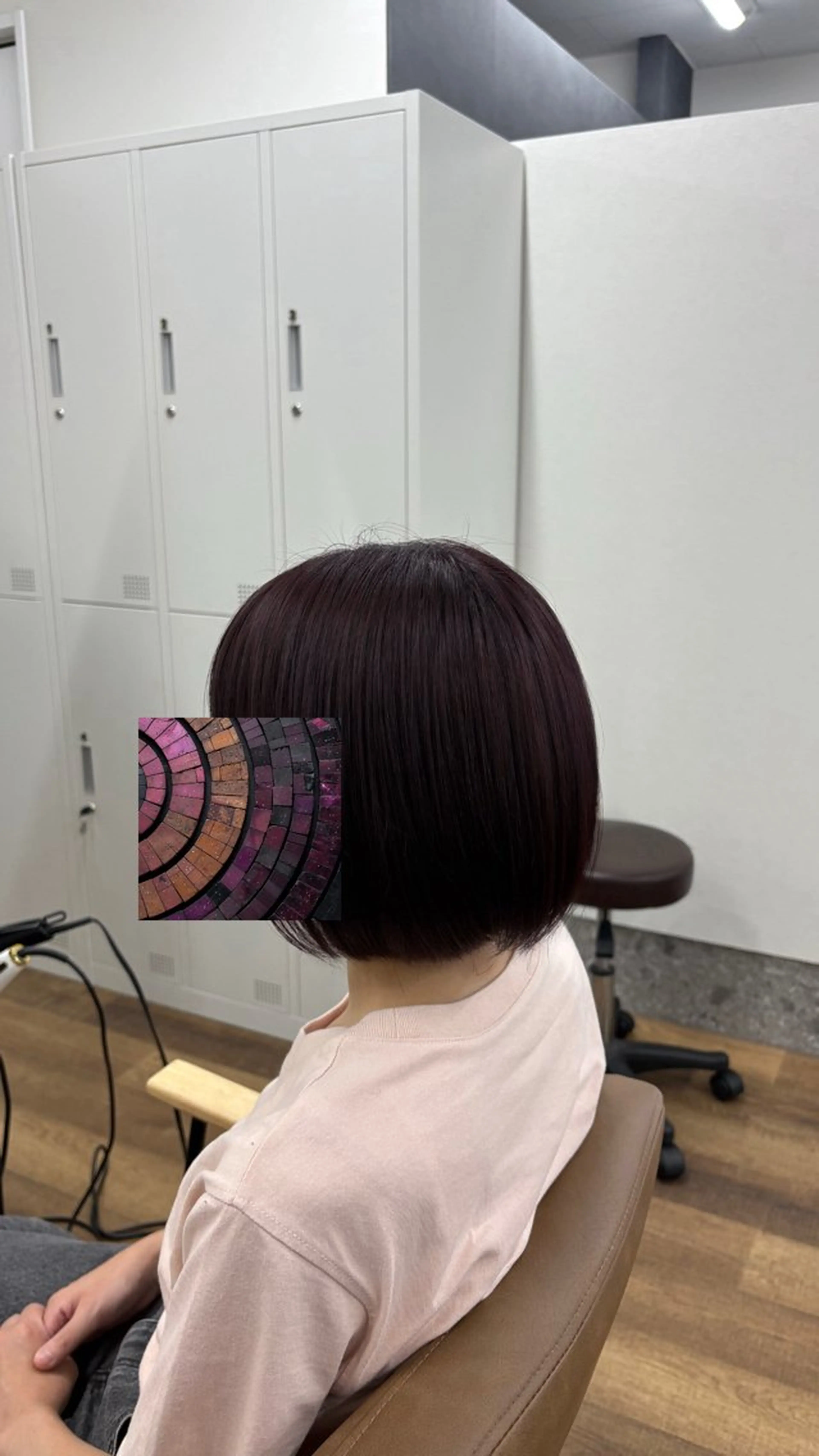 ミディアム カラー ピンクカラー バイオレットカラー miki-YUCCA -"モデル様募集中"のヘアスタイル