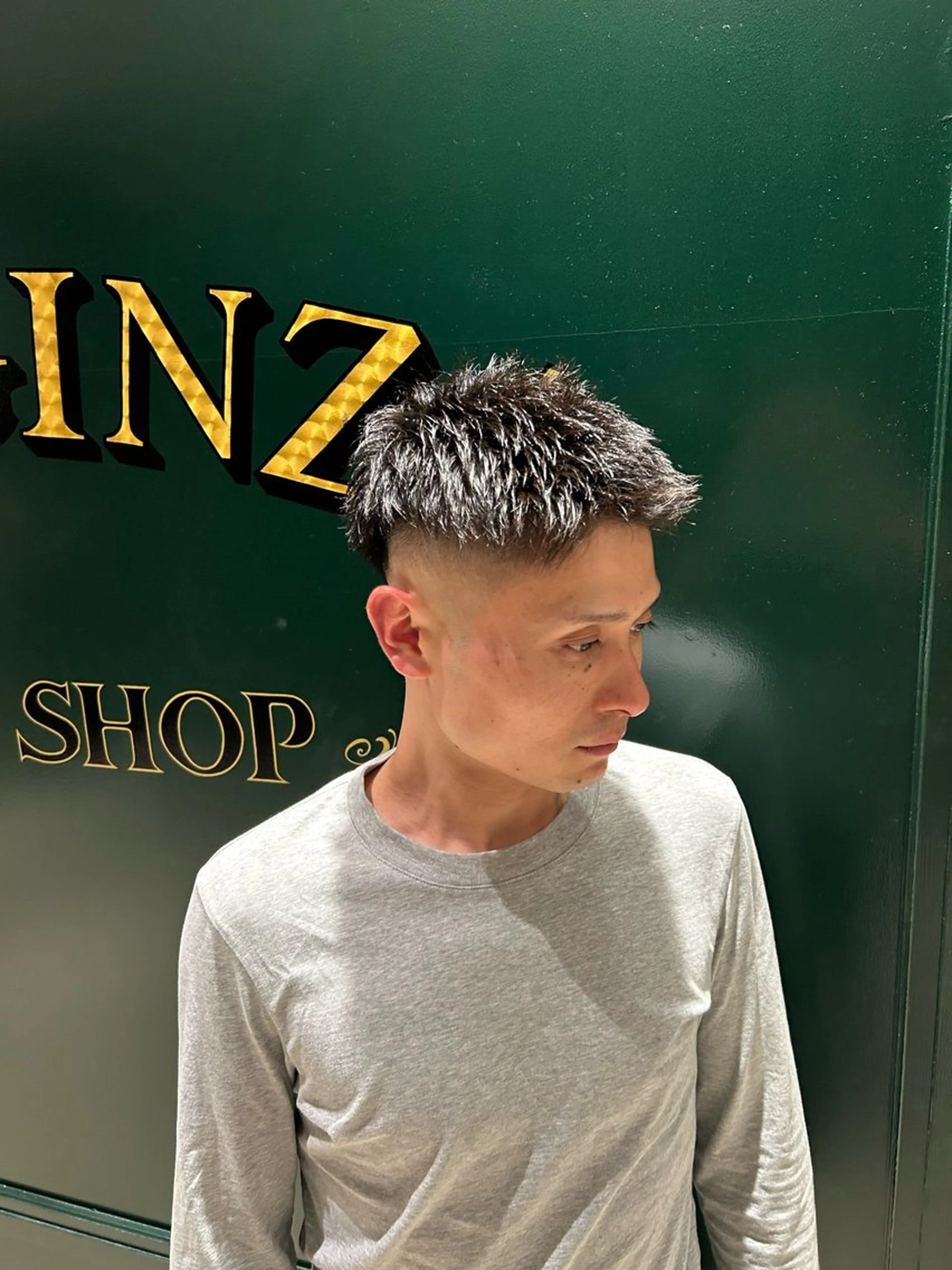 ショート メンズ HIRO GINZA BARBER SHOP 名古屋本店【ヒロギンザ バーバーショップ】所属・ヒロ銀座牛山 友晴のヘアスタイル