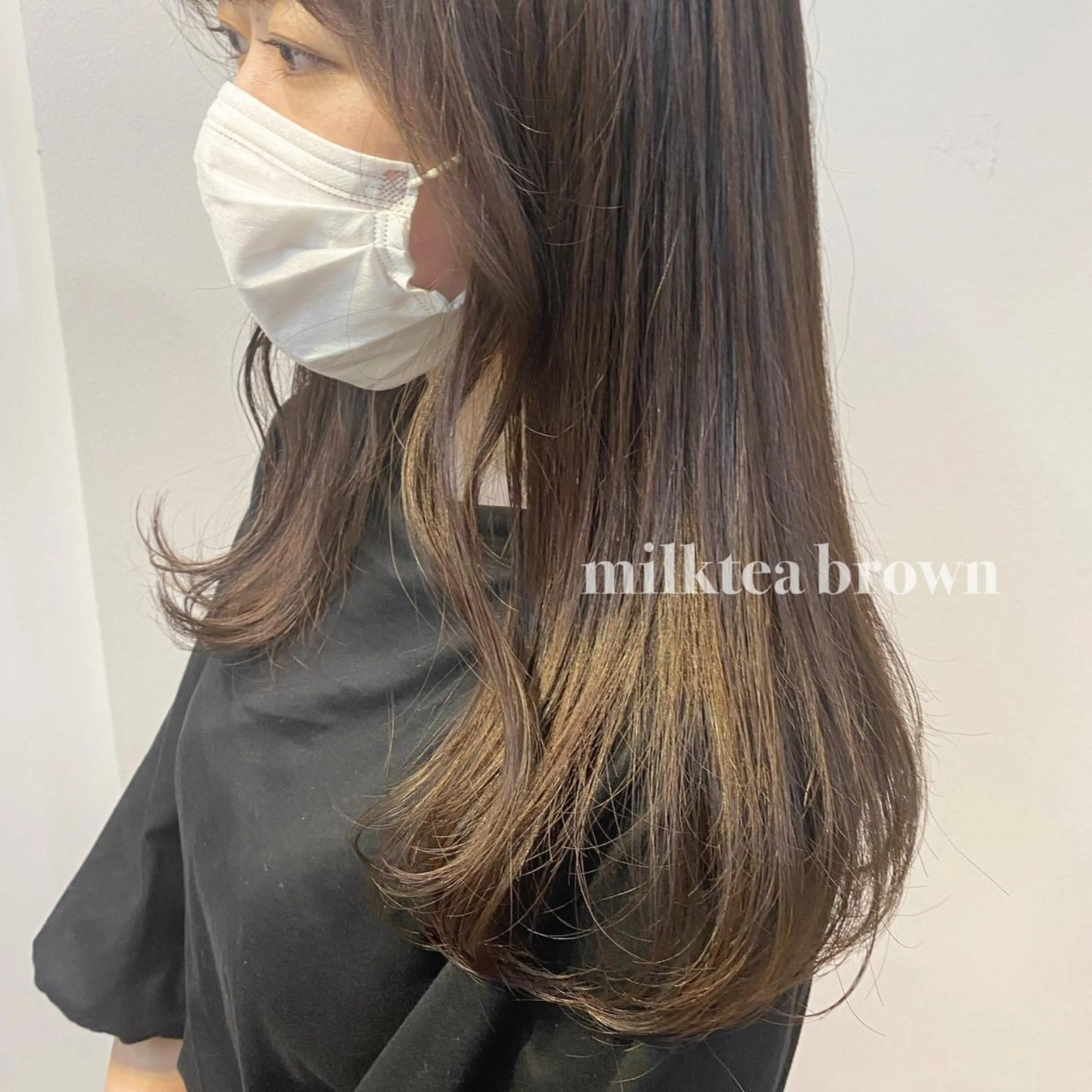 ロング カラー ブラウンカラー 透明感カラー カット ヘアカラー 似合わせ提案サラ艶♡ 彩華のヘアスタイル