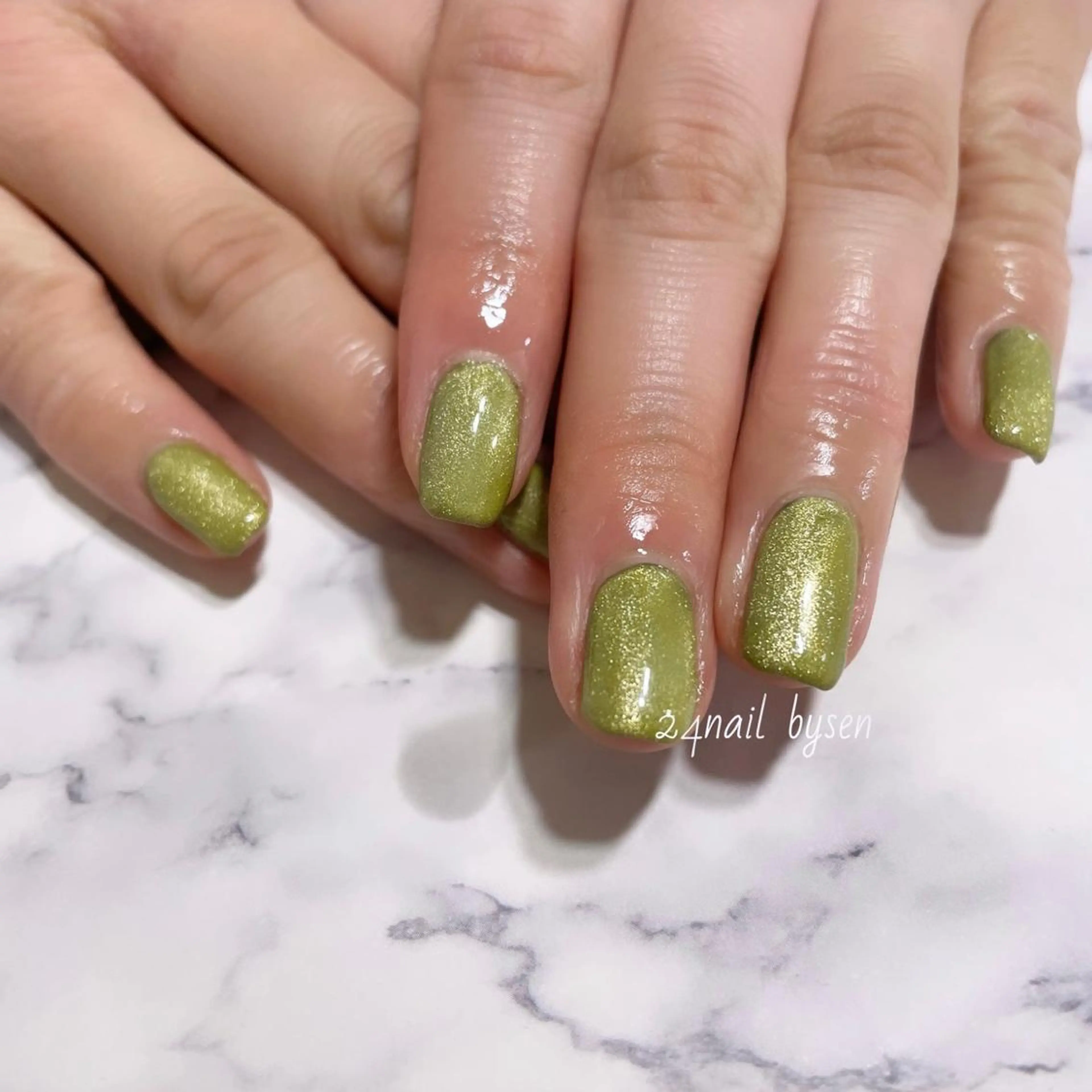ネイル マグネットネイル ワンカラーネイル Atelier by 24nail/Ayaのネイルデザイン