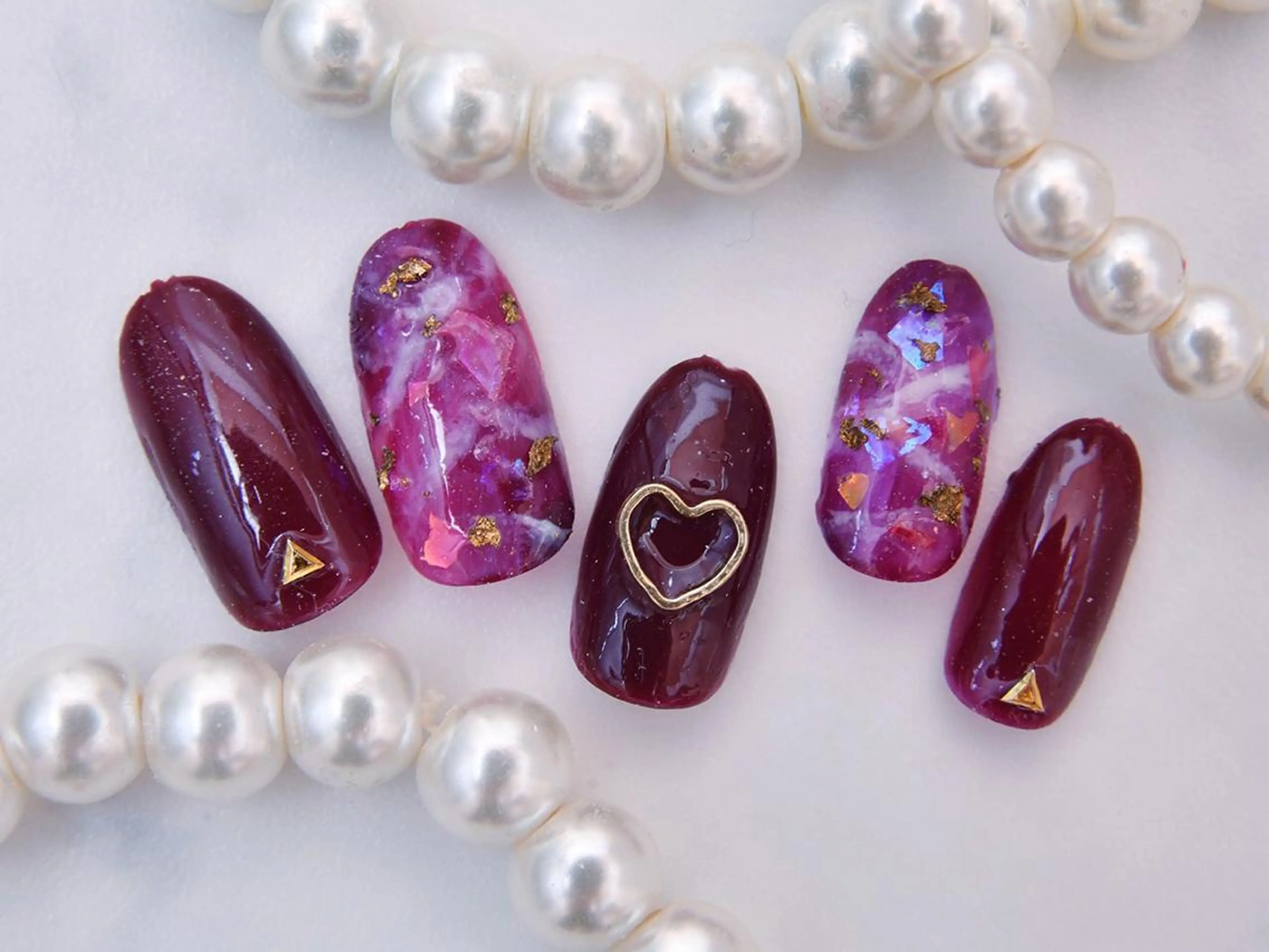 ネイル 桜ネイル クリアネイル フットネイル ジェルネイル キラキラネイル Tiary Nail Yのネイルデザイン