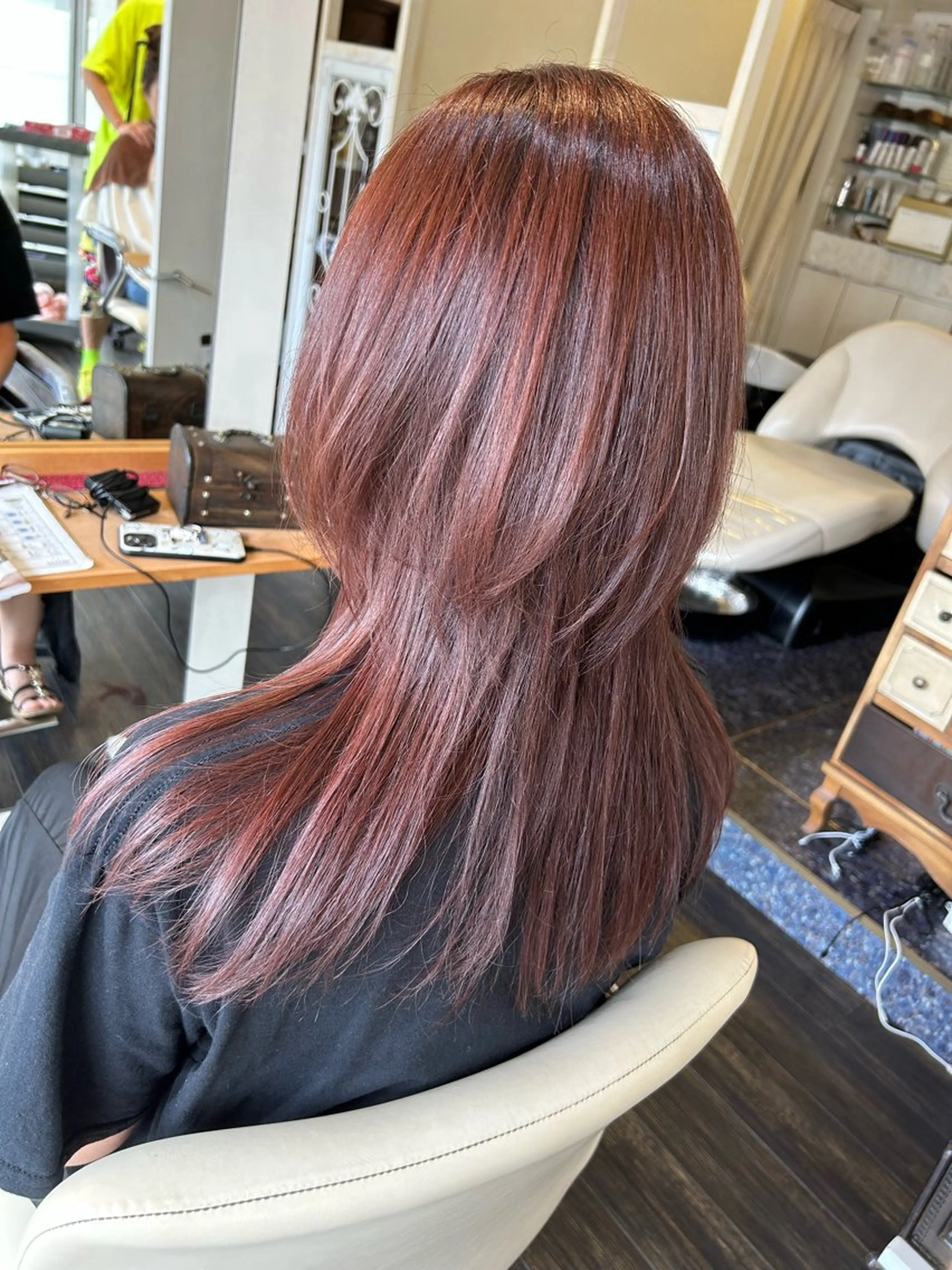 ロング カラー カット ヘアカラー トリートメント ヘアセット DiMPlE  ディンプル所属・🌸スタイリスト 山浦美恵のヘアスタイル