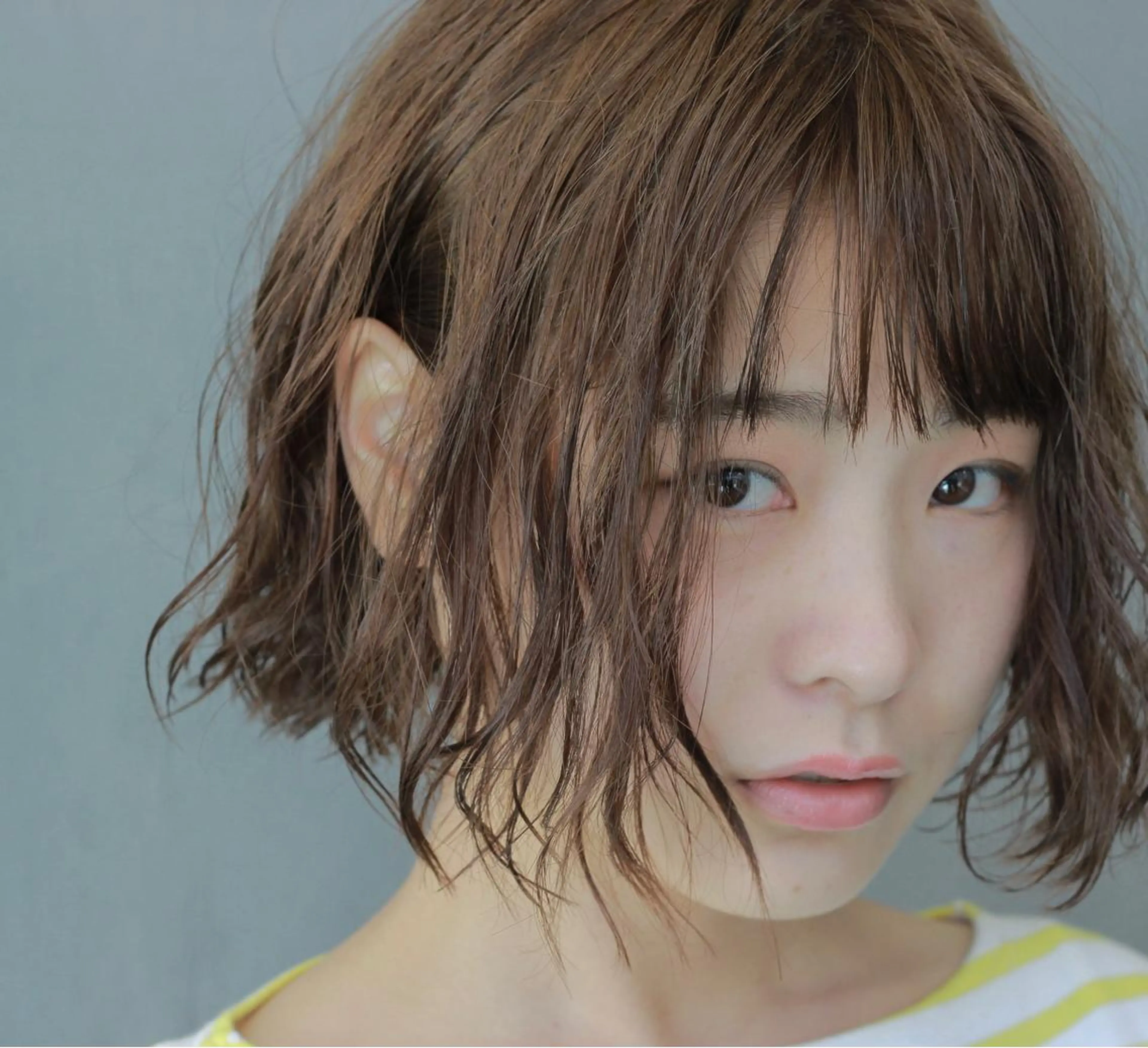 ショート パーマ 平尾駅直結/徒歩0分 イノセントヘアのヘアスタイル
