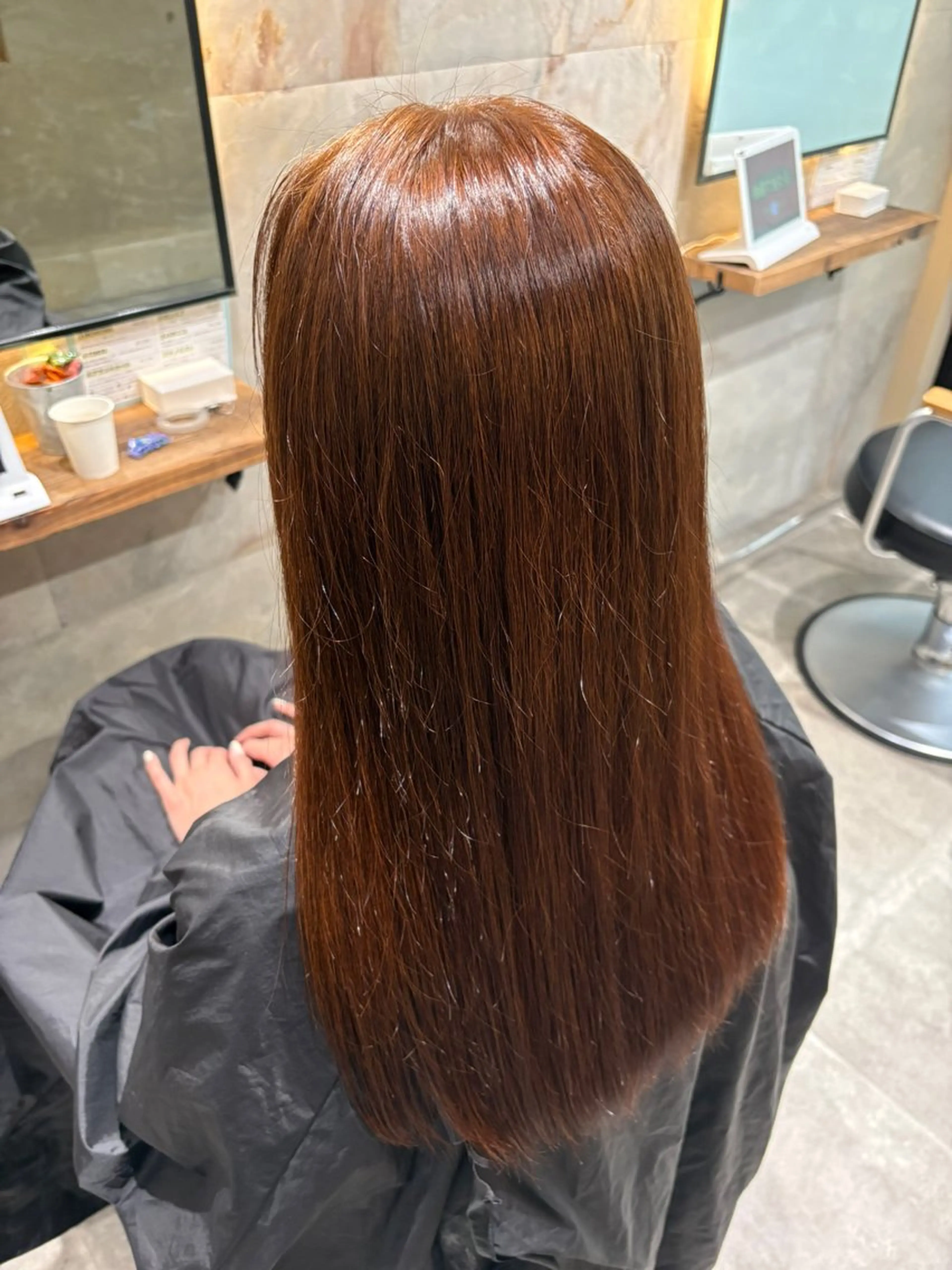 ロング カラー ヘアカラー Lafith ミネオアリサのヘアスタイル